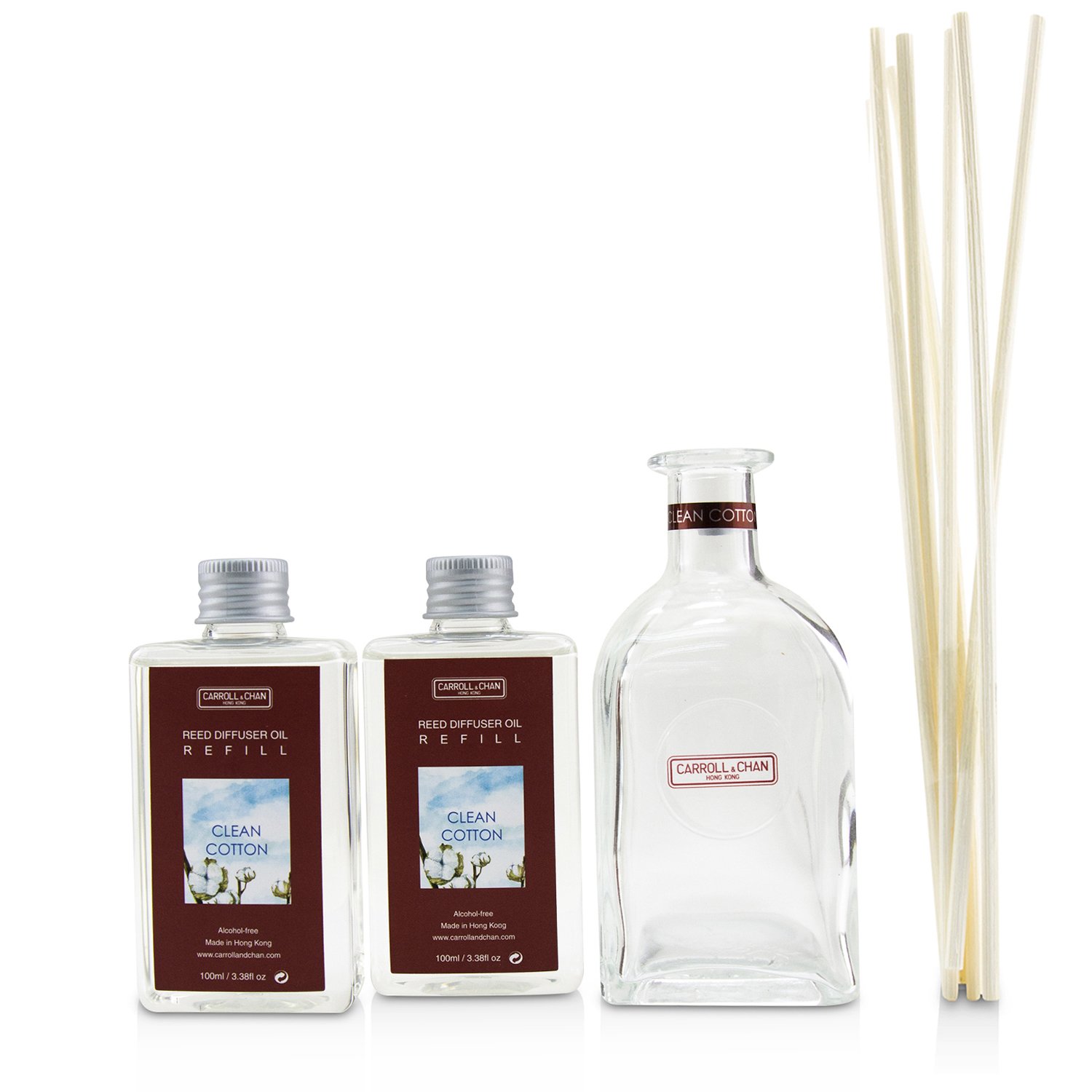 Carroll & Chan Reed Diffuser - Clean Cotton 200ml/6.76oz