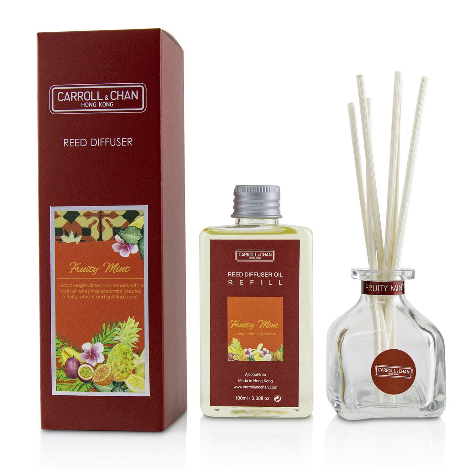 Carroll & Chan Reed Diffuser - Fruity Mint 100ml/3.38oz