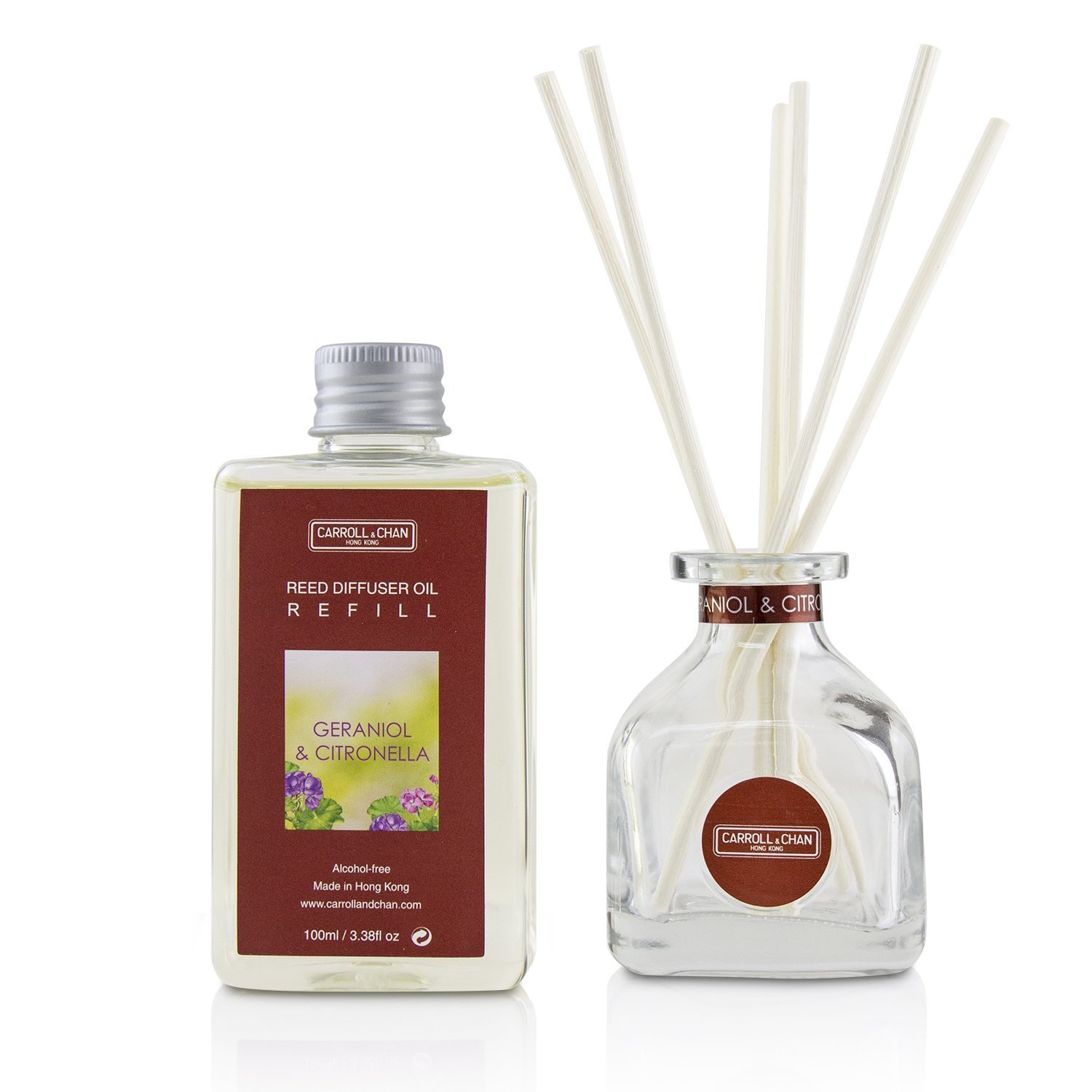 Carroll & Chan Reed Diffuser - Geraniol & Citronella 100ml/3.38oz