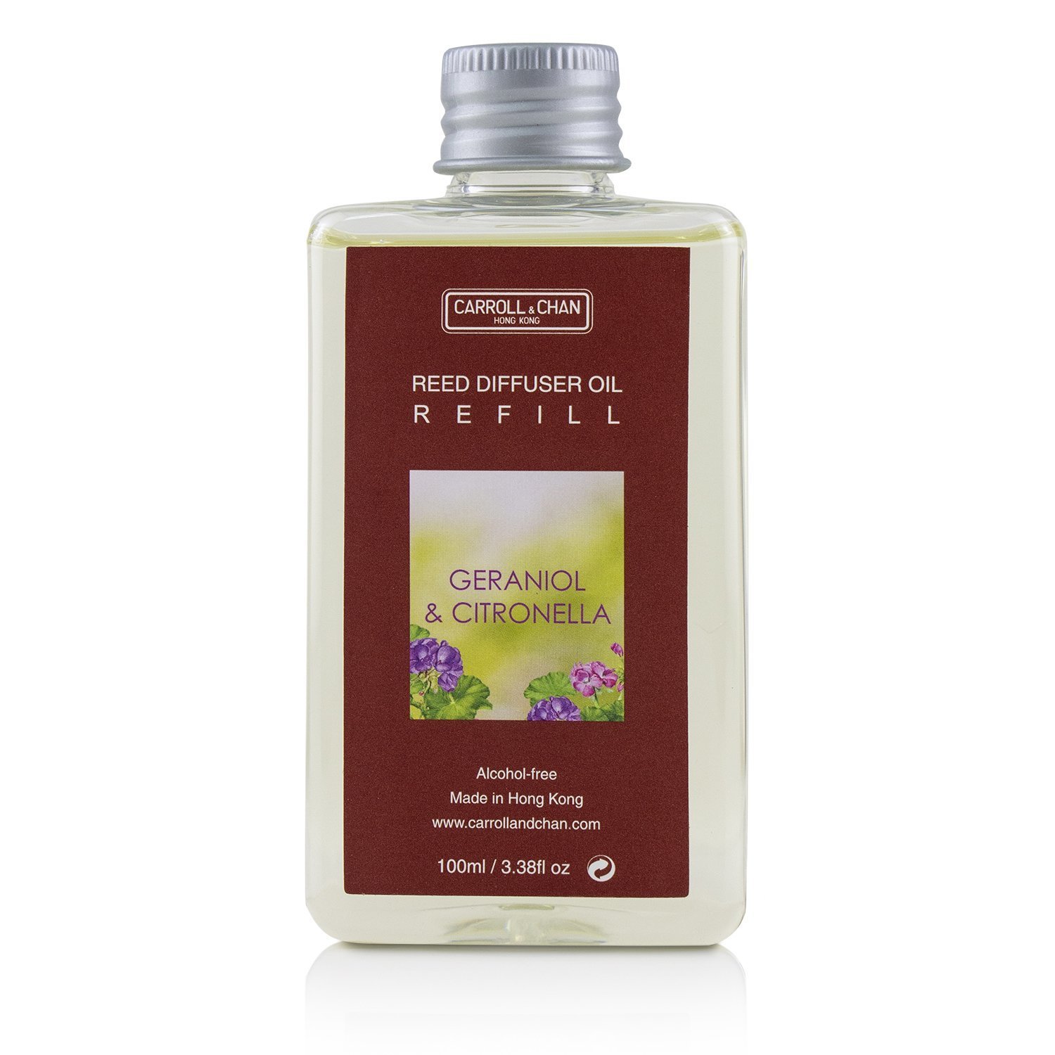 キャンドル・キャロル＆チャン Carroll & Chan リードディフューザー - Geraniol & Citronella 100ml/3.38oz