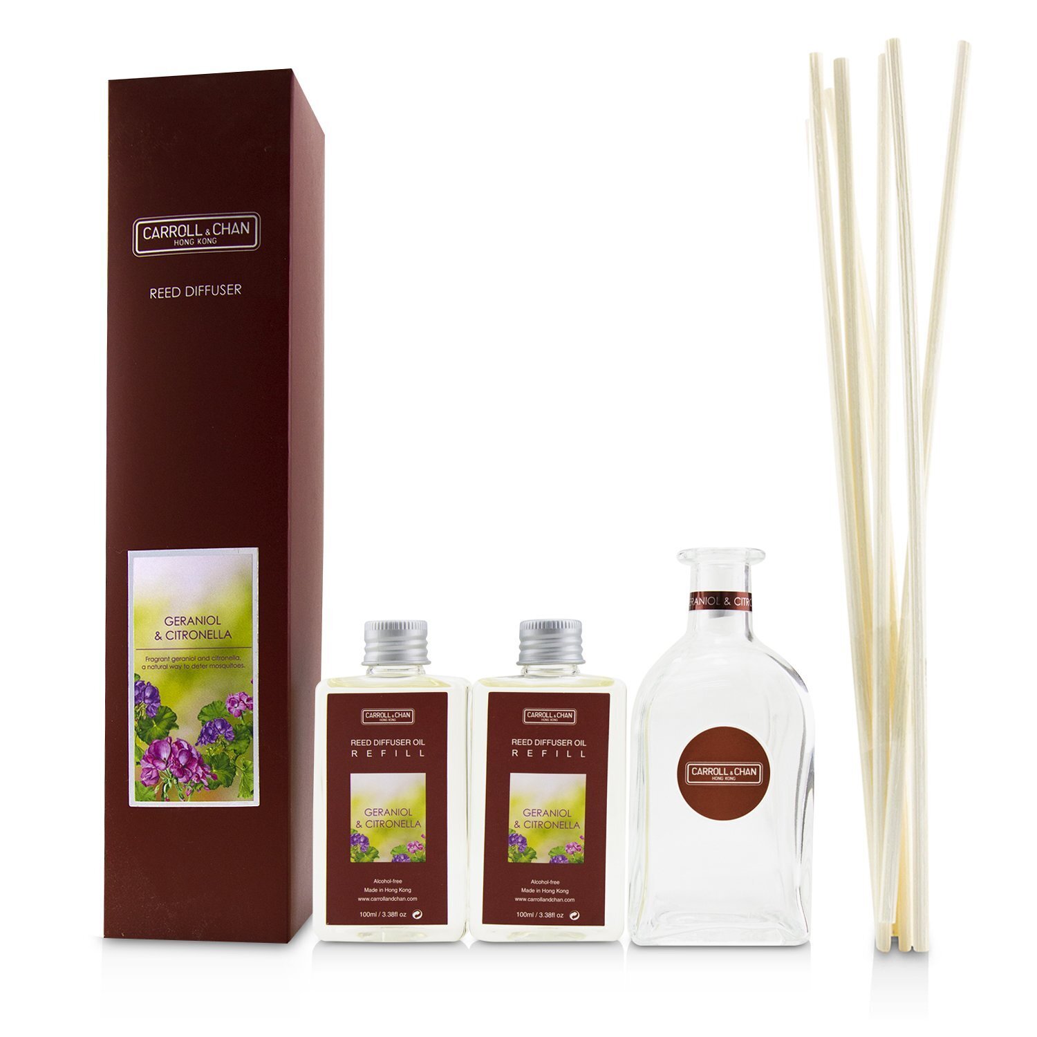 Carroll & Chan Reed Diffuser - Geraniol & Citronella 200ml/6.76oz