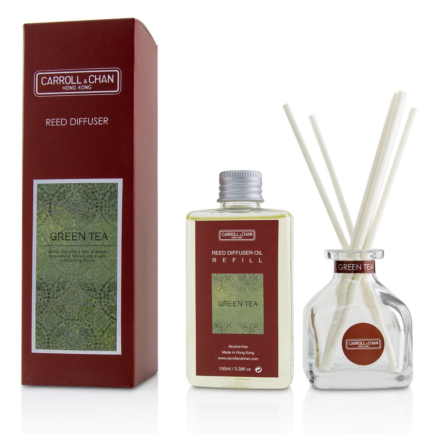 Carroll & Chan Reed Diffuser - Green Tea 100ml/3.38oz