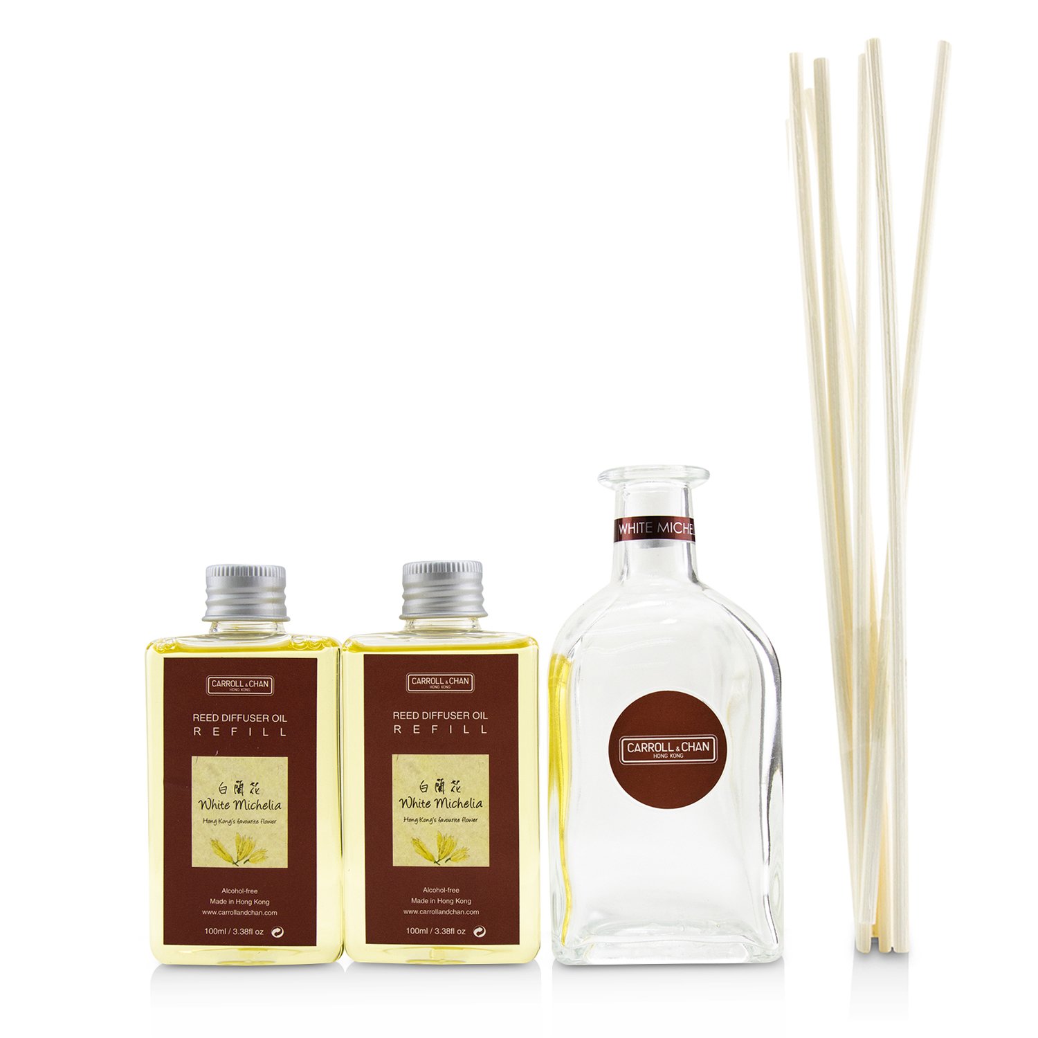 Carroll & Chan معطر قصب - الميتشيليا البيضاء 200ml/6.76oz