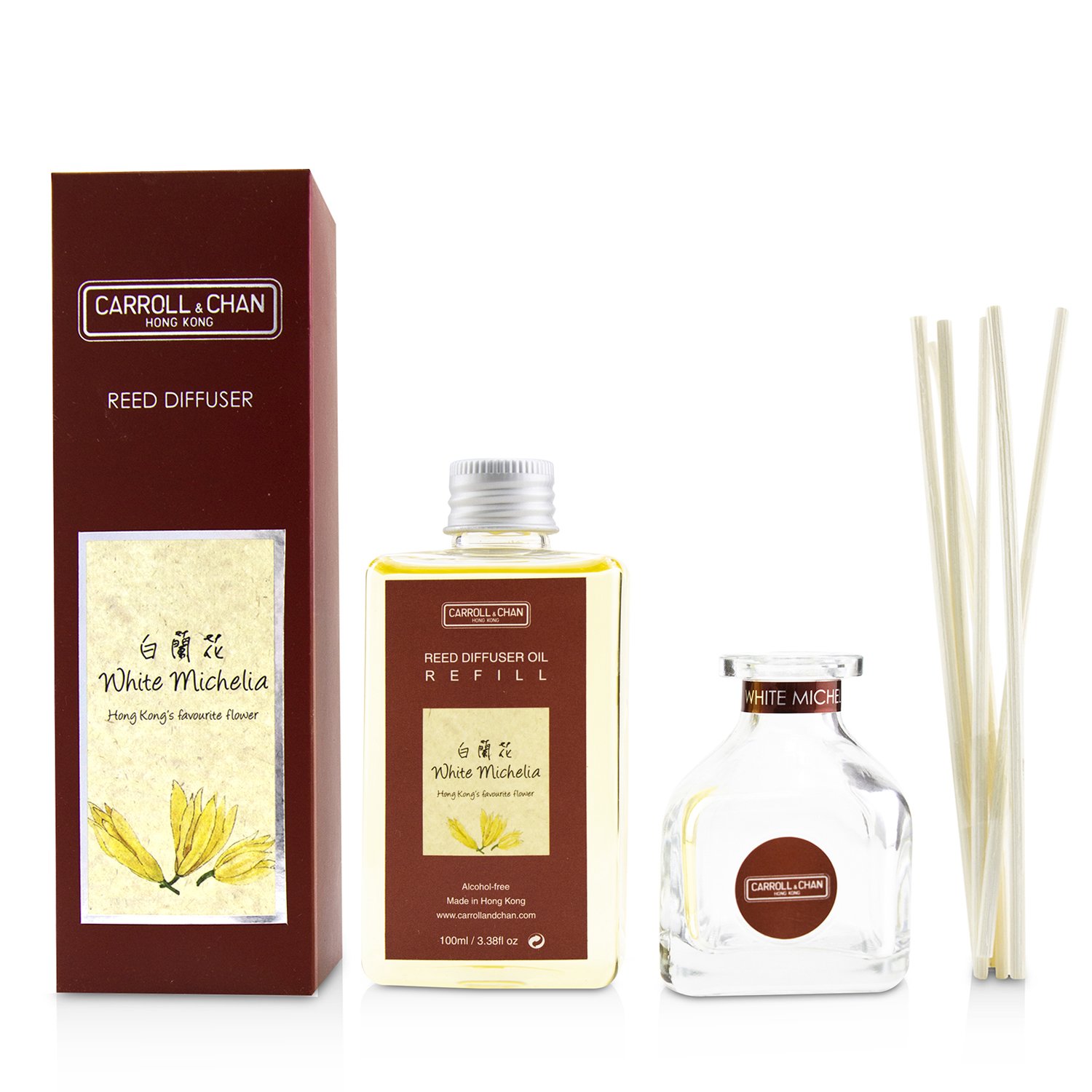 Carroll & Chan Reed Diffuser - White Michelia 100ml/3.38oz