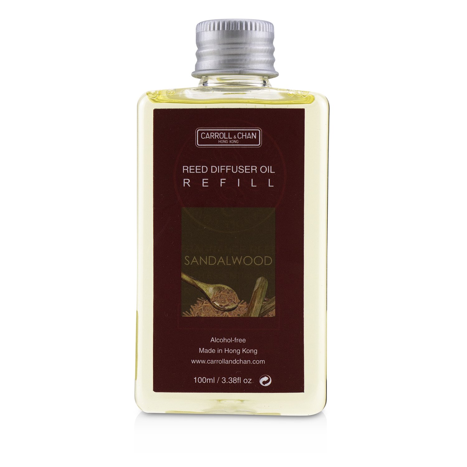 Carroll & Chan معطر قصب (عبوة احتياطية) - خشب الصندل 100ml/3.38oz