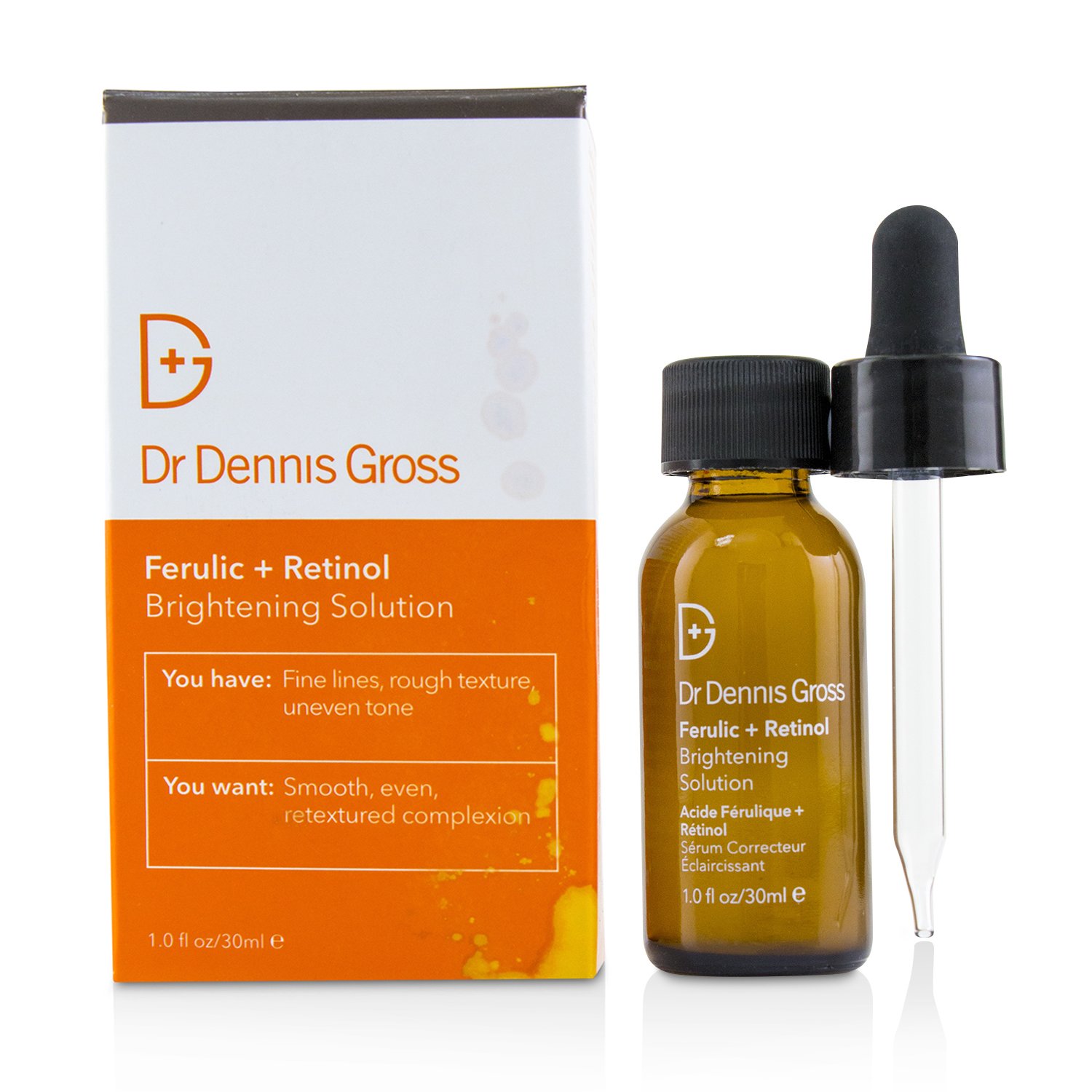 Dr Dennis Gross Ferulic + Retinol Brightening Solution (Box Slightly Damaged) 30ml/1oz