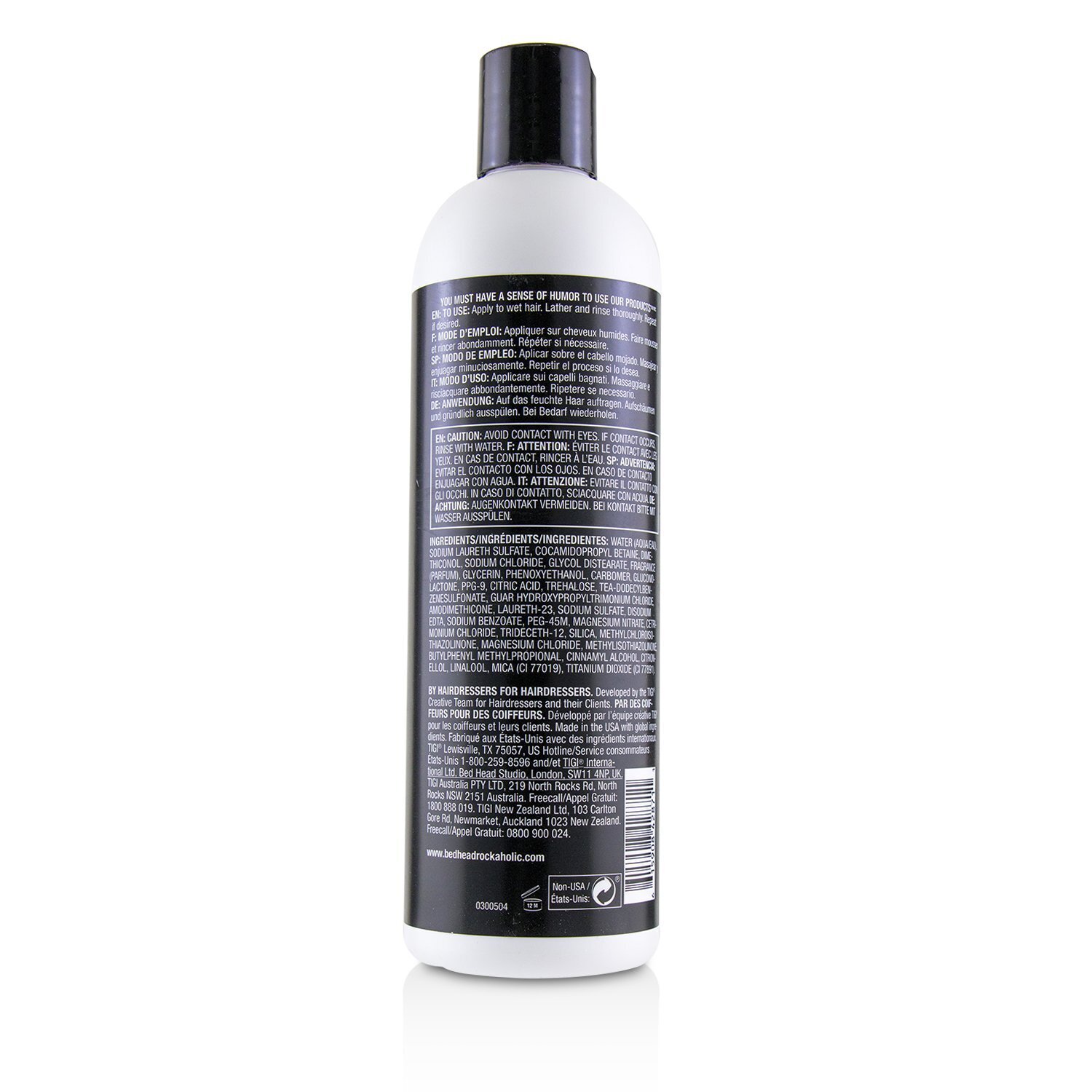 Tigi Bed Head Rockaholic Heaven's Door Восстанавливающий Шампунь 355ml/12oz