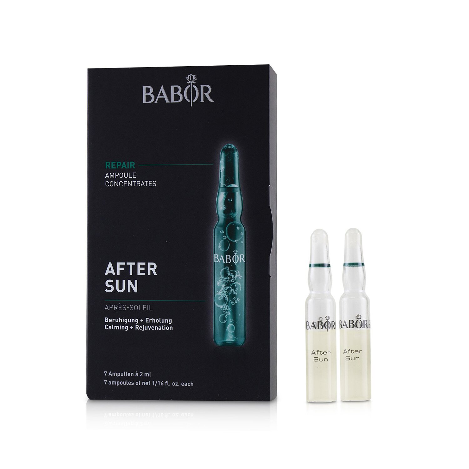 Babor Ampoule Concentrates Repair After Sun (Calming + Rejuvenation) 7x2ml/0.06oz