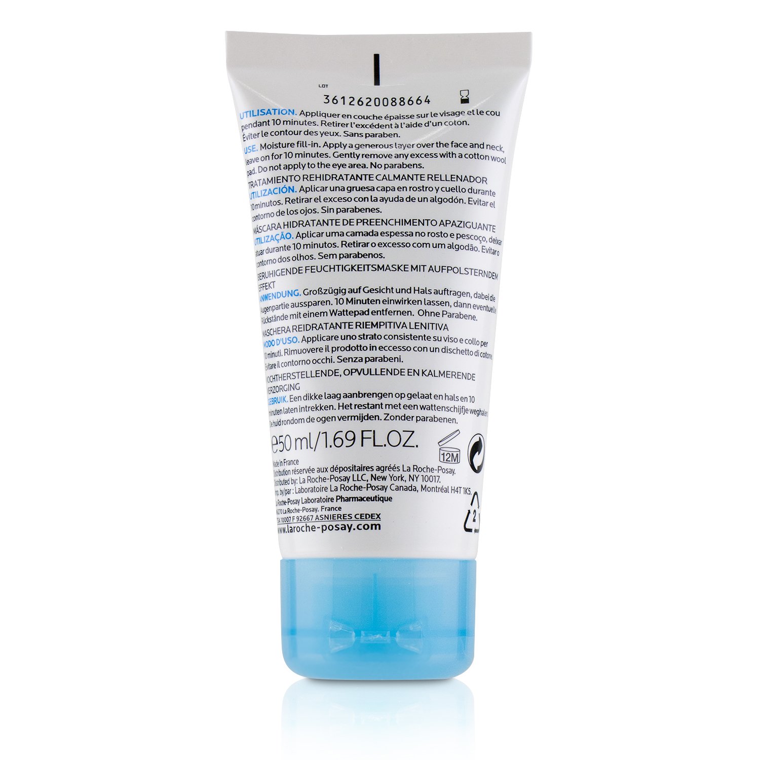 La Roche Posay Hydraphase Intense Masque Soothing Rehydrating Fill-In-Care 50ml/1.69oz