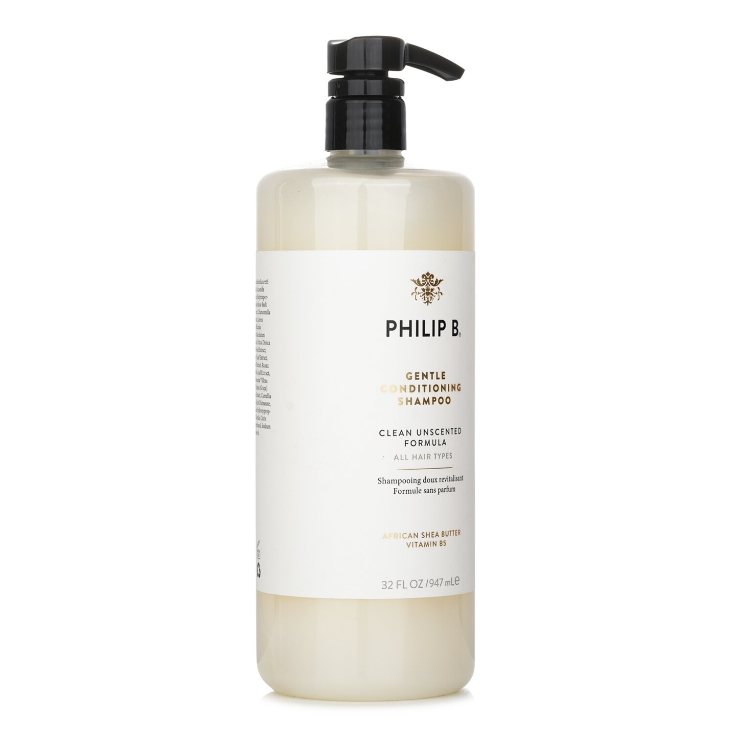 Philip B Gentle Conditioning Shampoo (Fragrance Color Free - All Hair Types) 947ml/32oz