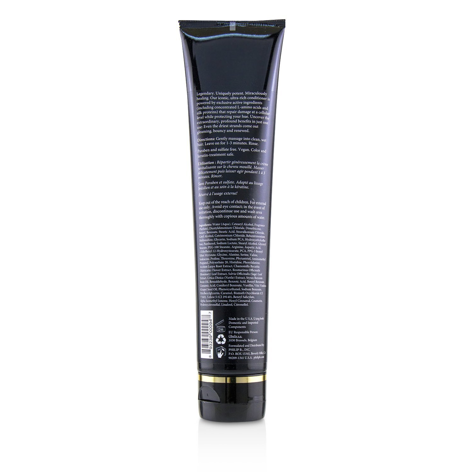 Philip B Russian Amber Acondicionador (Rejuvenecedor Definitivo - Todo Tipo de Cabello) 178ml/6oz