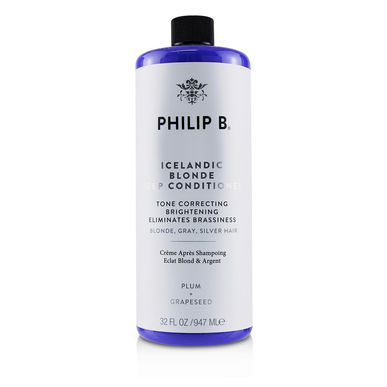 Philip B Icelandic Blonde Кондиционер (Осветляет, Корректирует Тон, Устраняет Желтизну - для Светлых и Седых Волос) 947ml/32oz