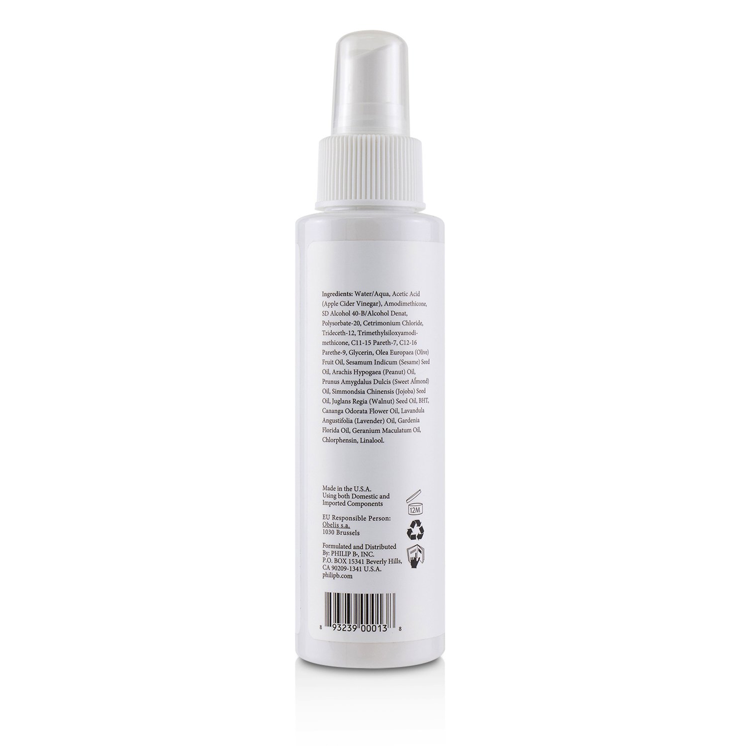 Philip B Detangling Toning Mist (Leave-in pH-gjenoppbygger - alle hårtyper) 125ml/4.23oz