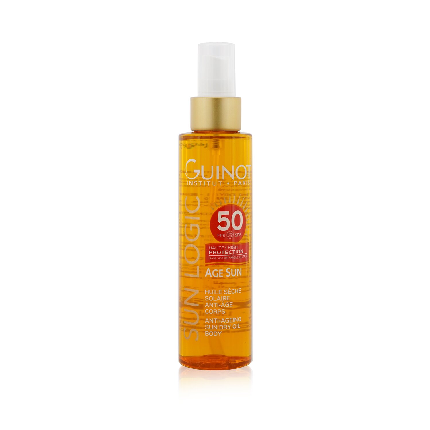 Guinot Olejek do ciała Sun Logic Age Sun Anti-Ageing Sun Dry Oil For Body SPF 50 150ml/5.07oz