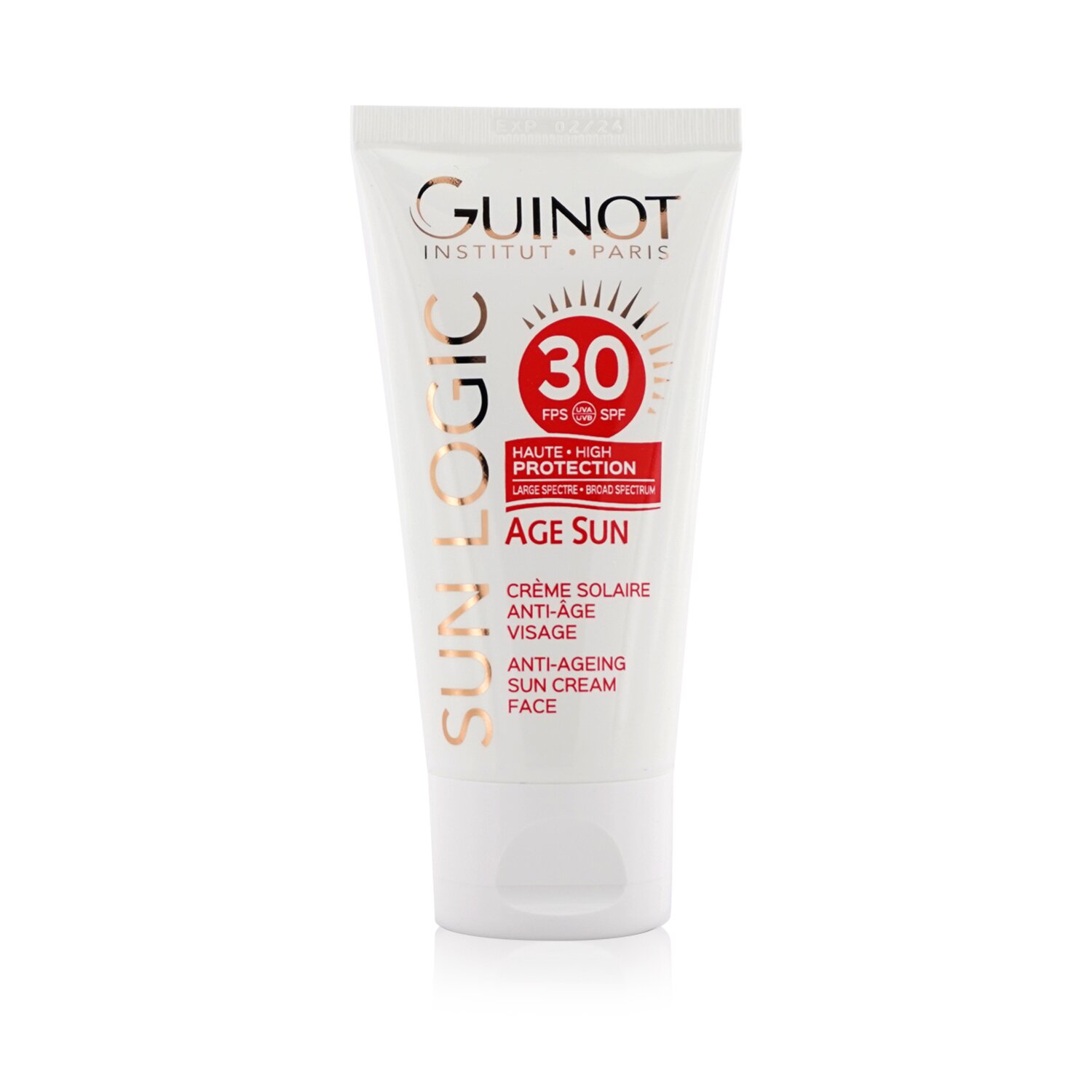 Guinot Sun Logic Age Sun öregedésgátló napozókrém arcra SPF 30 50ml/1.7oz