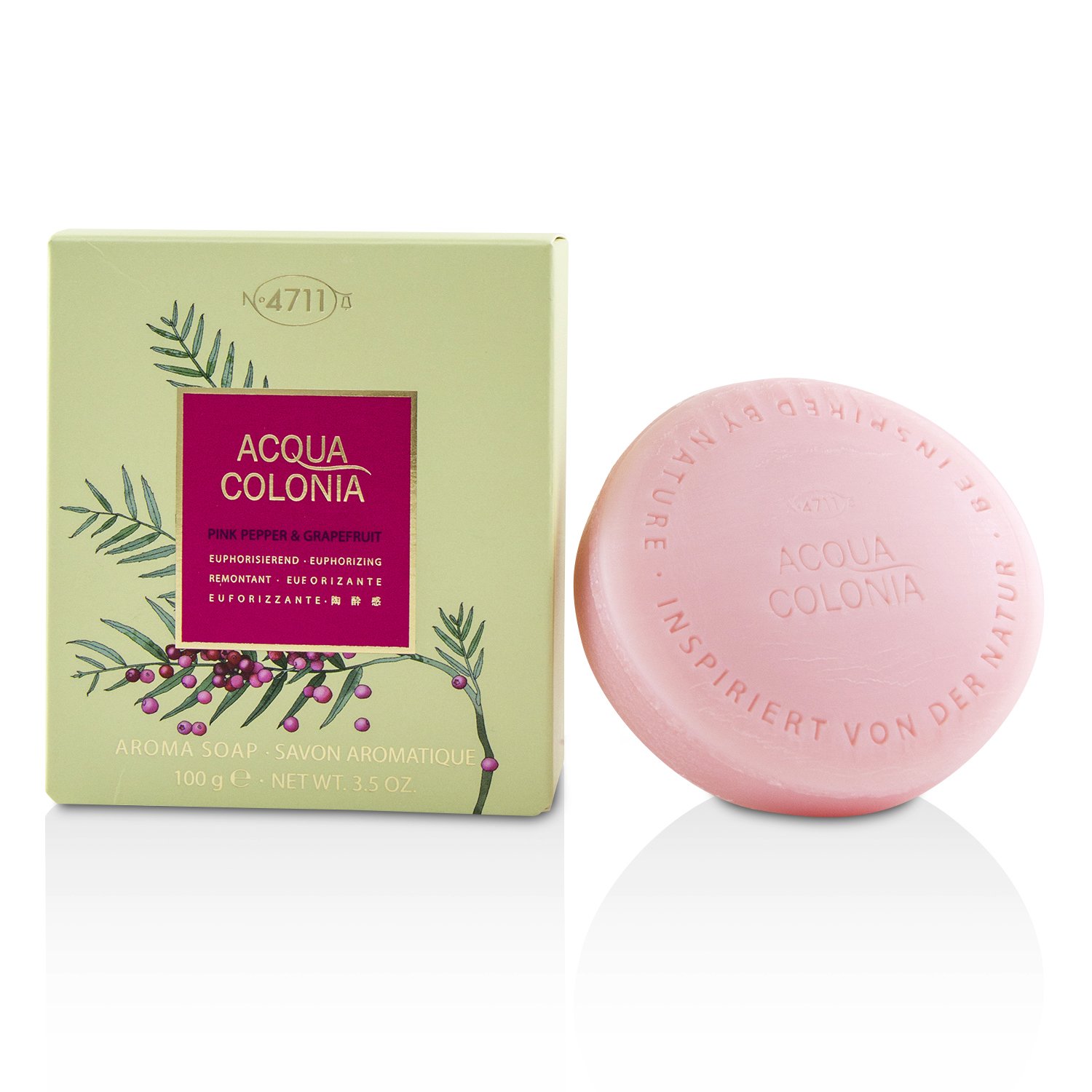 4711 Acqua Colonia Pink Pepper & Grapefruit Aroma Soap 100g/3.5oz