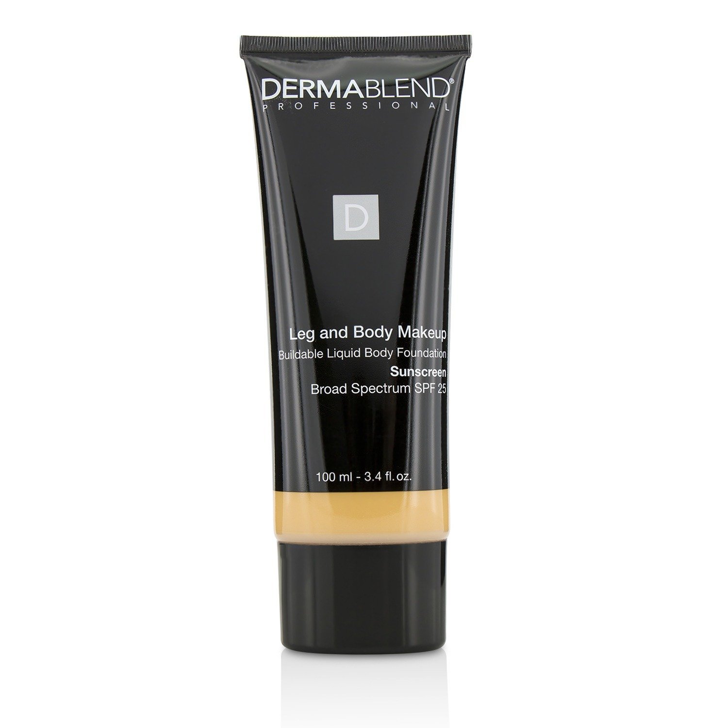 皮肤专家  Dermablend Leg and Body Make Up Buildable Liquid Body Foundation Sunscreen Broad Spectrum SPF 25 100ml/3.4oz