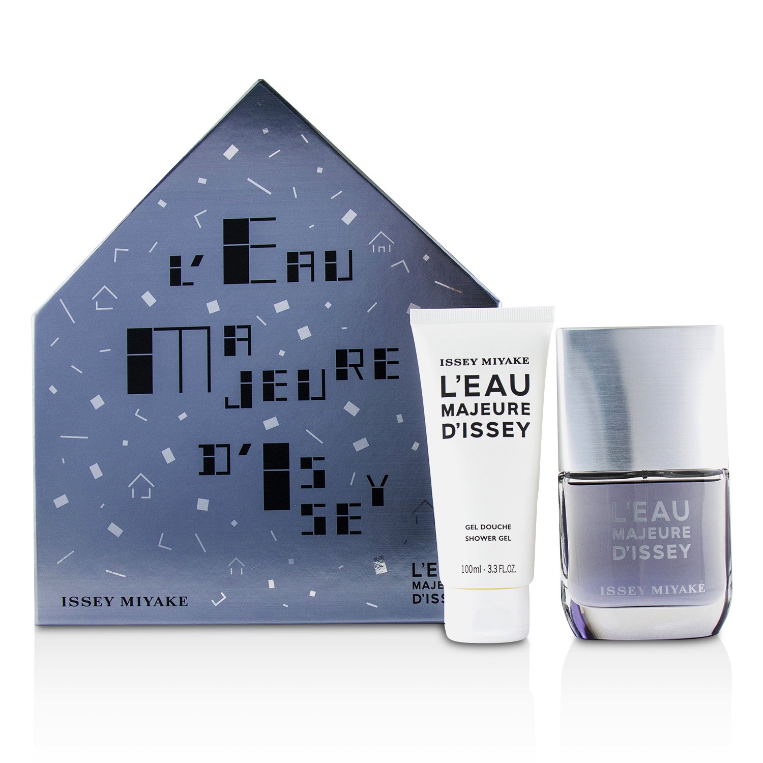 Issey Miyake مجموعة L'Eau Majeure d'lssey: ماء تواليت سبراي 50مل/1.6 أوقية + جل دش 100مل/3.3 أوقية 2pcs