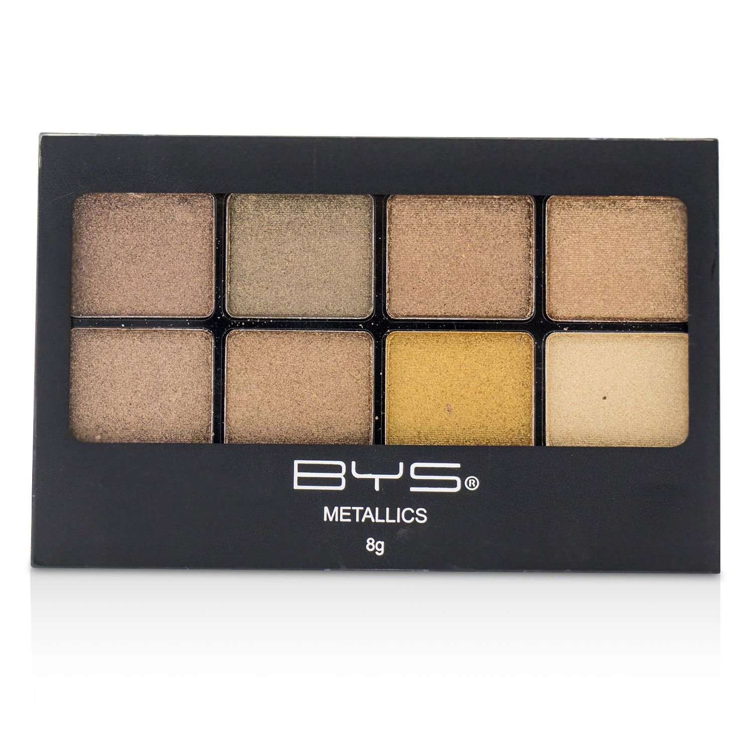 BYS 8 Palette Сияющие Тени для Век 8g/0.27oz