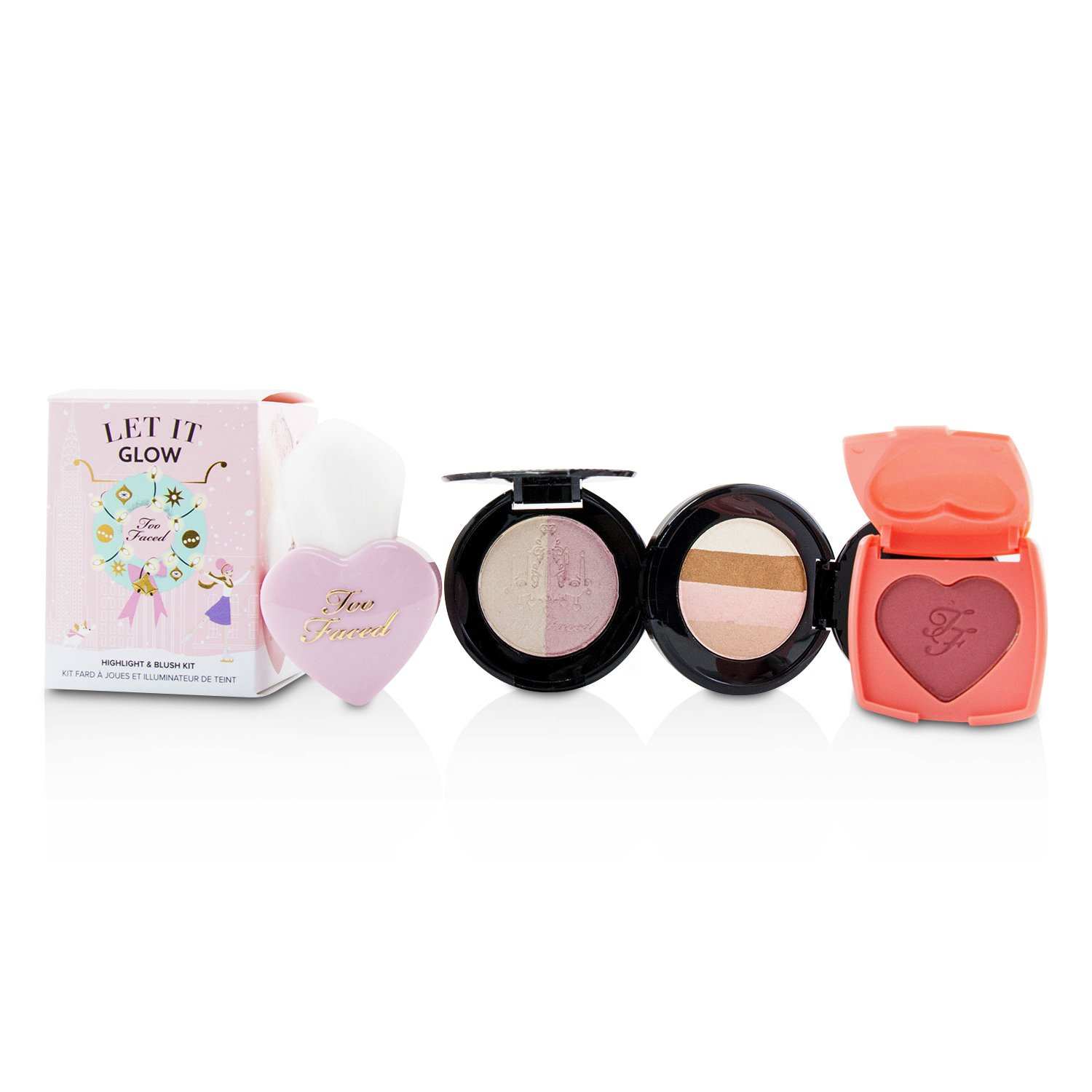 Too Faced Let It Glow Highlight & Blush Kit Picture Color