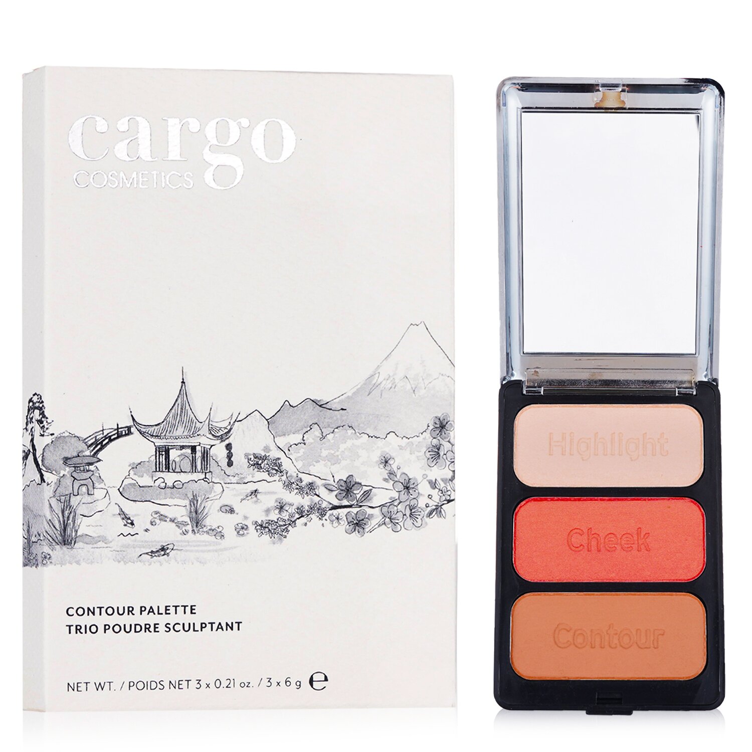 Cargo 三色修容盤Contour Palette 3x6g/0.21oz