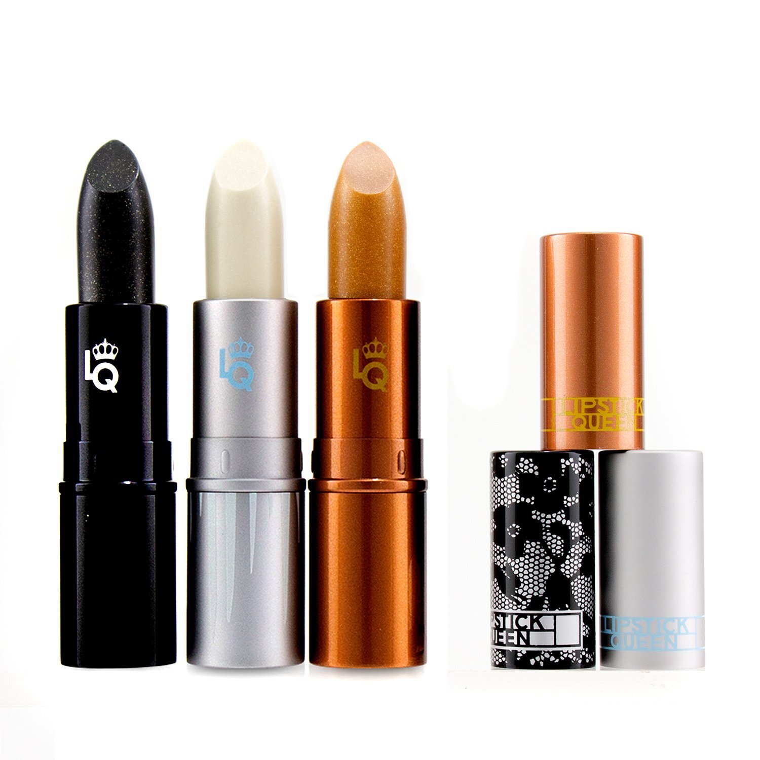 Lipstick Queen Sugar Spice & All Things Nice Lipstick Set : (1x Ice Queen, 1x Queen Bee, 1x Black Lace Rabbit) 3x3.5g/0.12oz