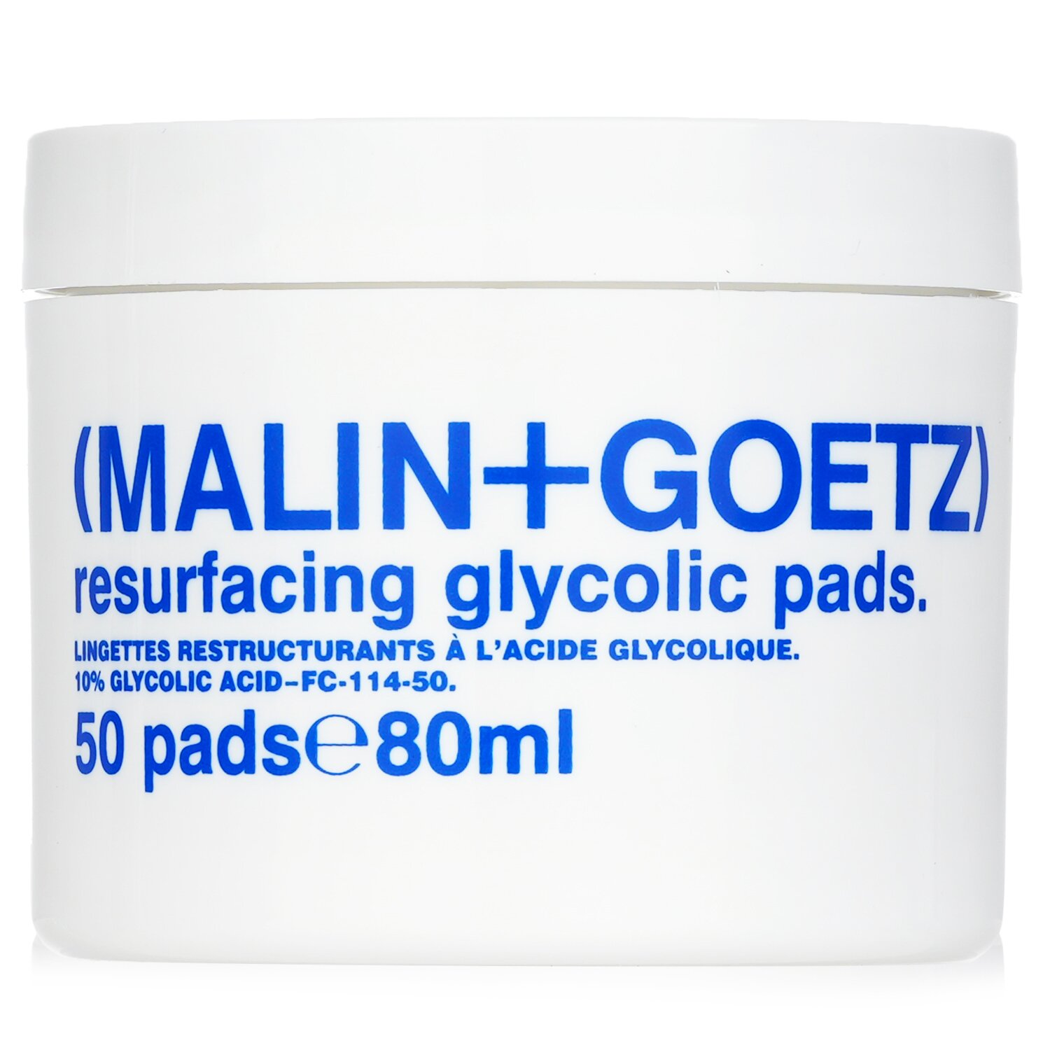 MALIN+GOETZ ضمادات غليكوليك مجددة لسطح البشرة 50pads