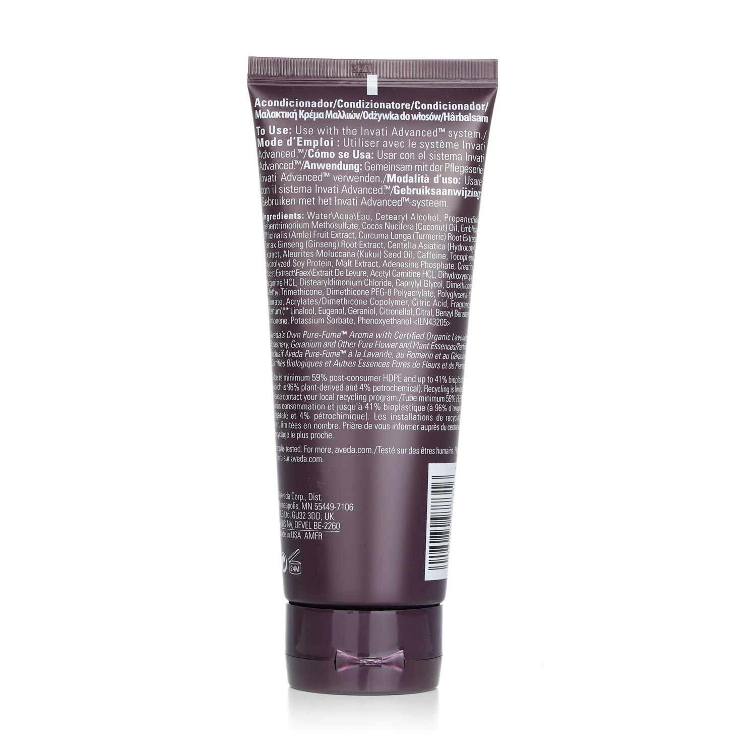 Aveda Invati Advanced Acondicionador Engrosador - Soluciones Para Cabello Adelgazante, Reduce la Pérdida de Cabello 200ml/6.7oz