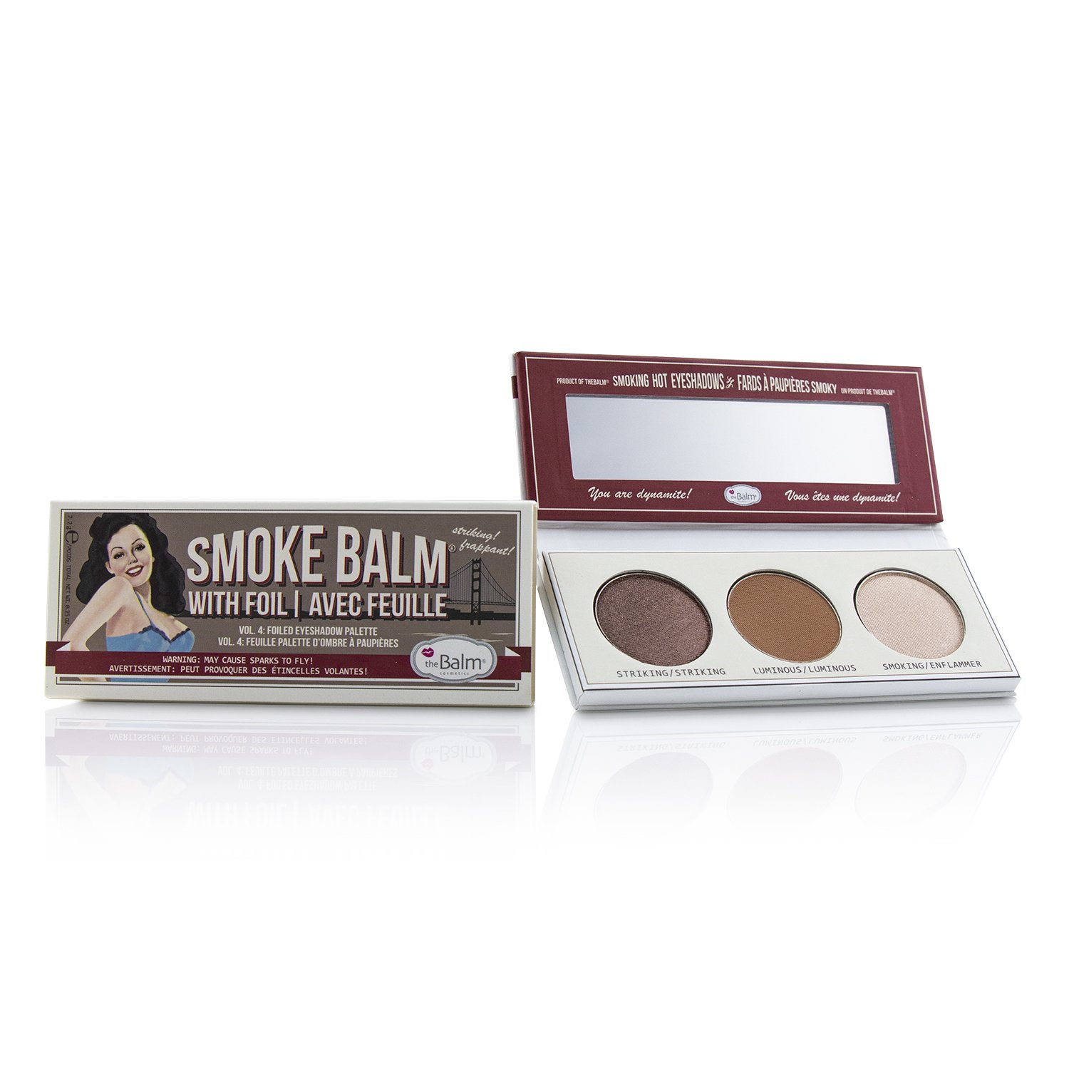 TheBalm Smoke Balm With Foil Vol.4 Foiled Eyeshadow Palette Picture Color