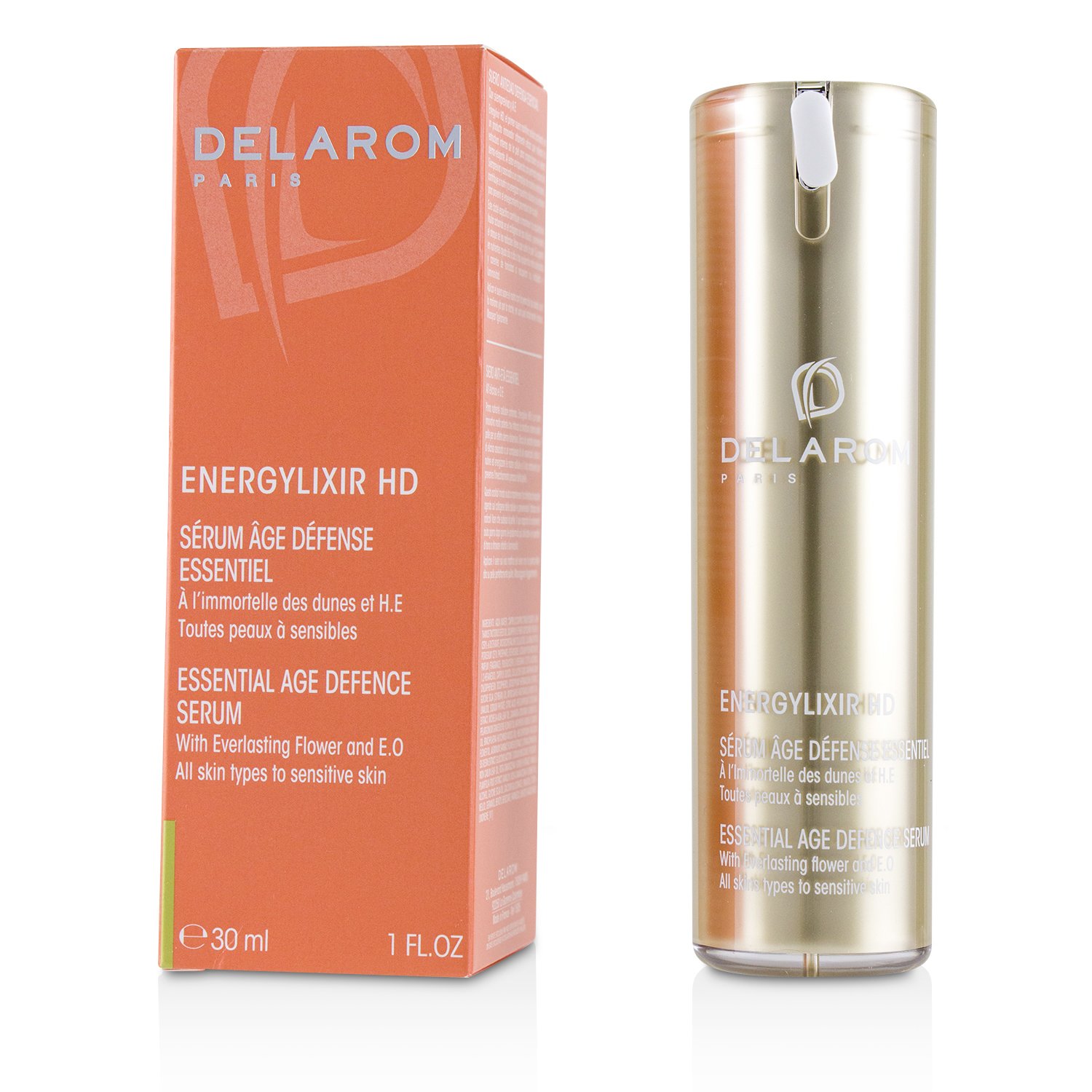 DELAROM Energylixir HD Essential Age Defence Serum - For All Skin Types to Sensitive Skin 30ml/1oz