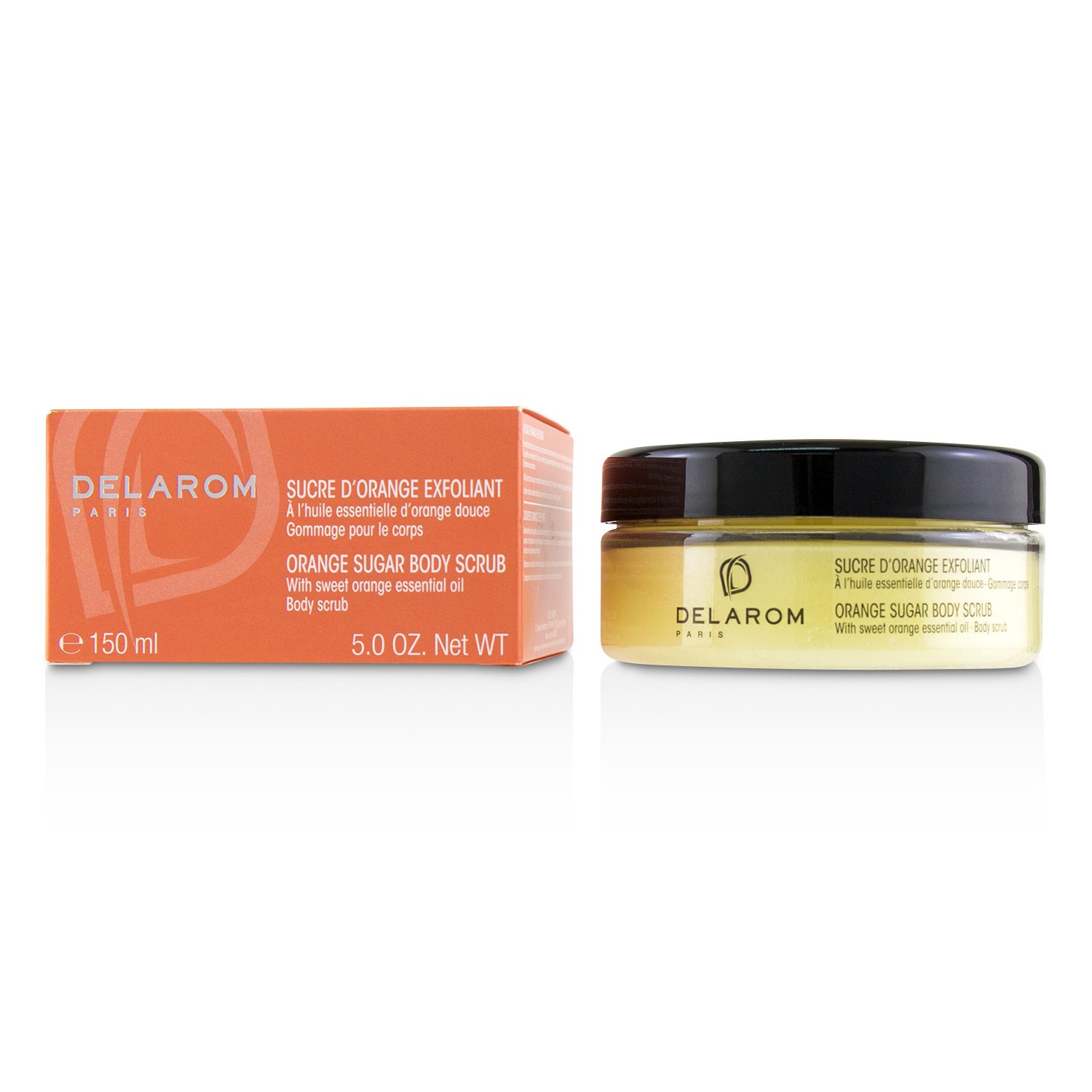 DELAROM Orange Sugar Body Scrub 150ml/5oz