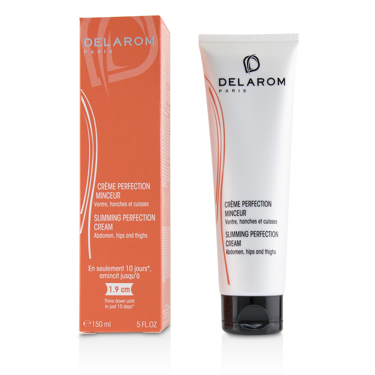 DELAROM Крем для Похудения - для Живота, Бедер и Ягодиц 150ml/5oz