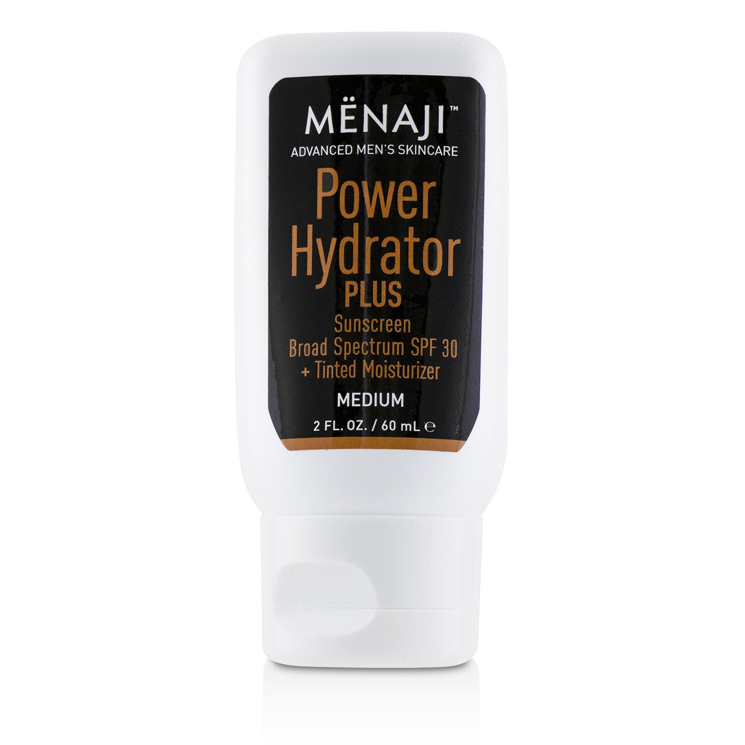 Menaji Power Hydrator Plus Protector Solar de Espectro Amplio SPF 30 + Hidratante con Tinte (Medium) 60ml/2oz