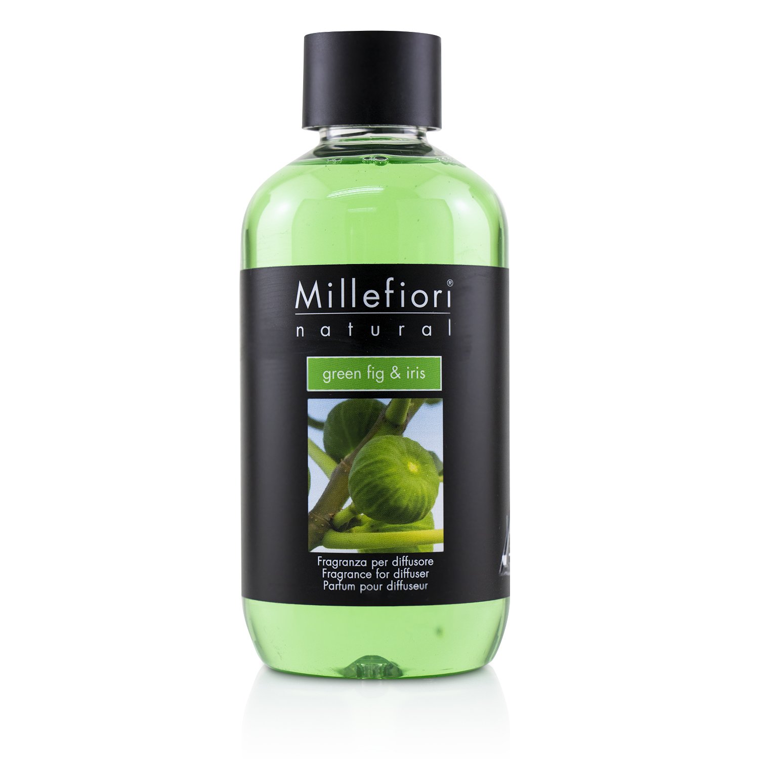 Millefiori Natural Fragrance Diffuser Refill - Green Fig & Iris 250ml/8.45oz