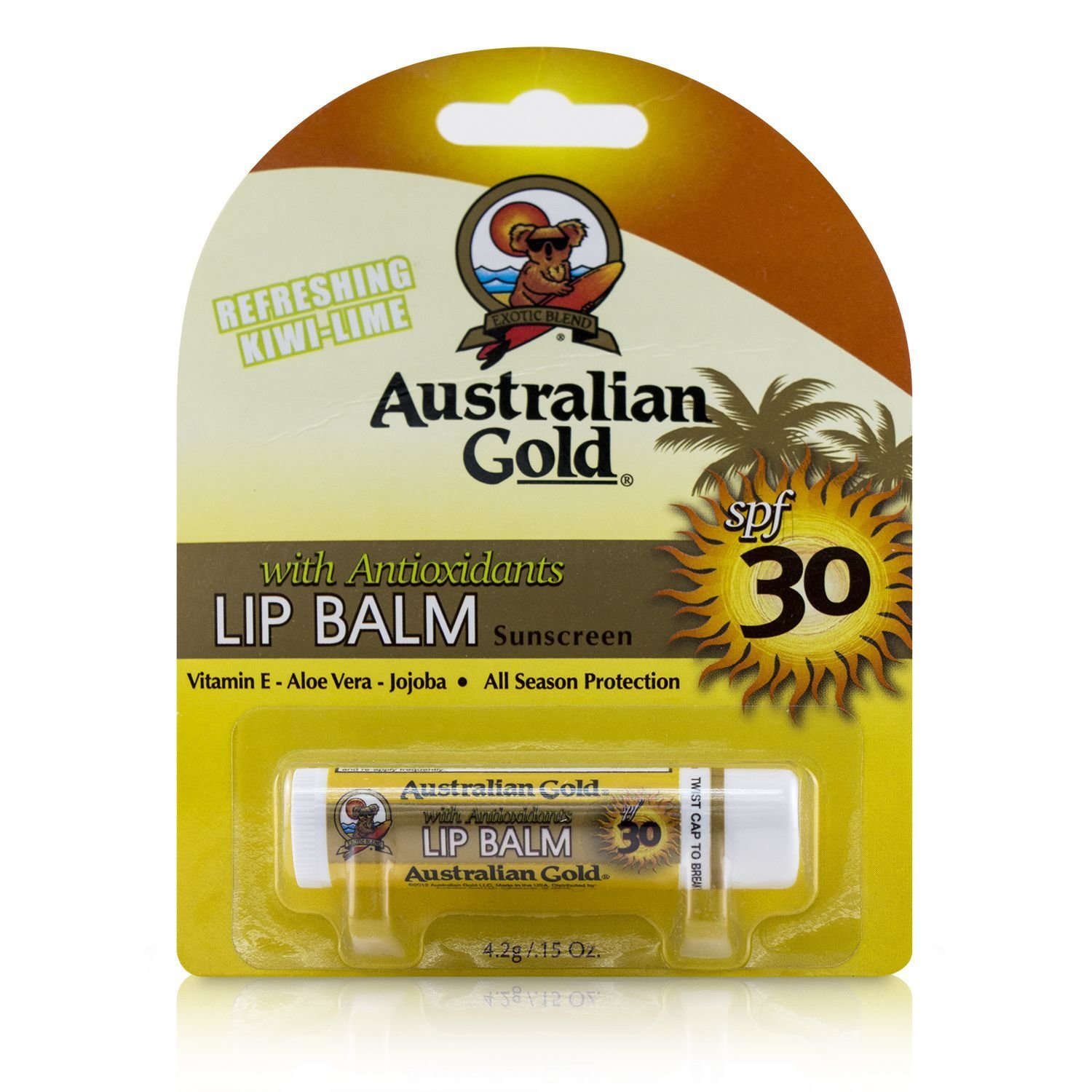 Australian Gold Lip Balm Sunscreen SPF 30 4.2g/0.15oz