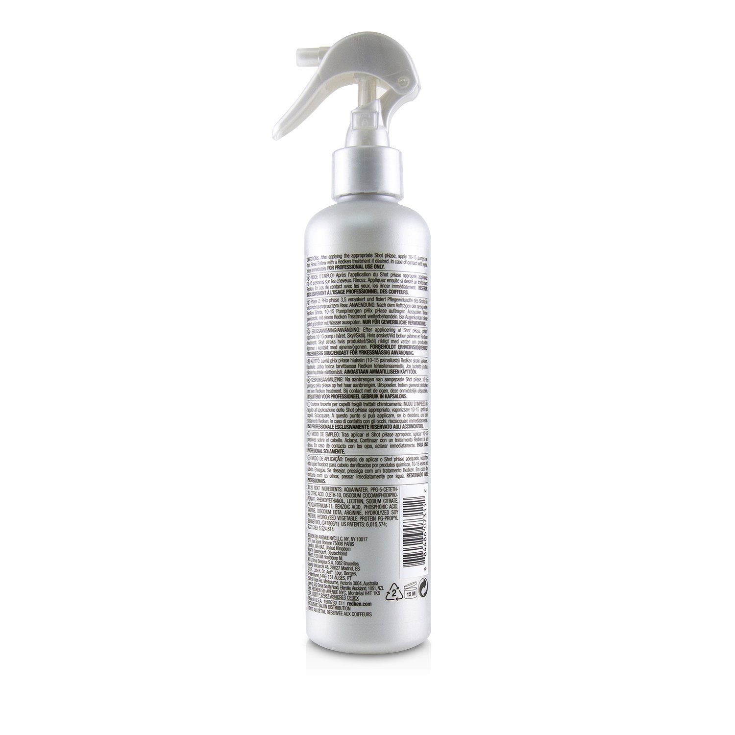 Redken غسول Chemistry Shot Phix pHix pHase 3.5 (للشعر المتوتر كيميائياً) 250ml/8.5oz