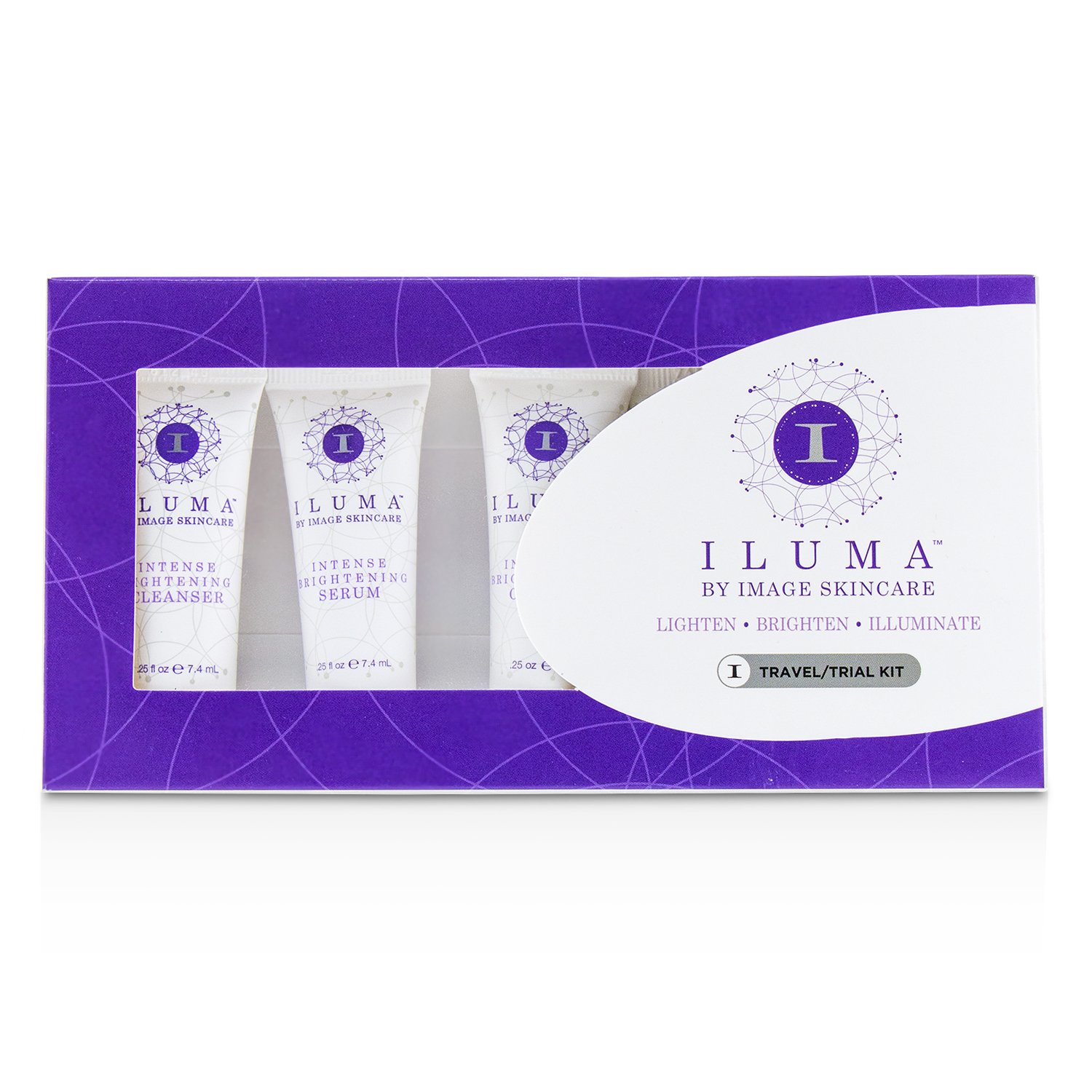 Image Iluma Trial Kit: 1x Cleanser, 1x Serum, 1x Body Lotion, 1x Creme, 1x Prevention+ Ultimate Moisturizer SPF 50 5pcs