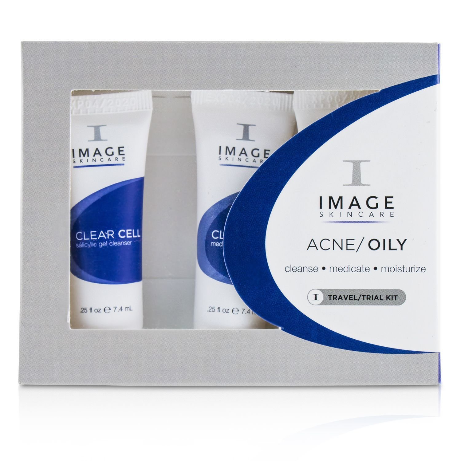 Image Kit Acne/ Oily Trial: 1x Clear Cell Limpiador, 1x Clear Cell Loción de Acné, 1x Prevention+ Hidratante Mate SPF 32+ 3pcs