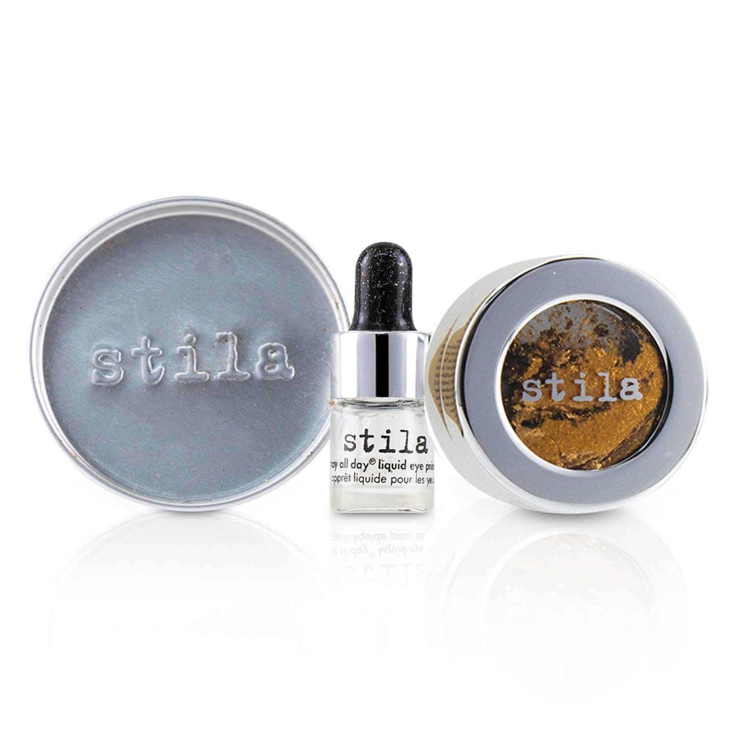 Stila Magnificent Metals Foil Finish Eye Shadow With Mini Stay All Day Liquid Eye Primer 2pcs