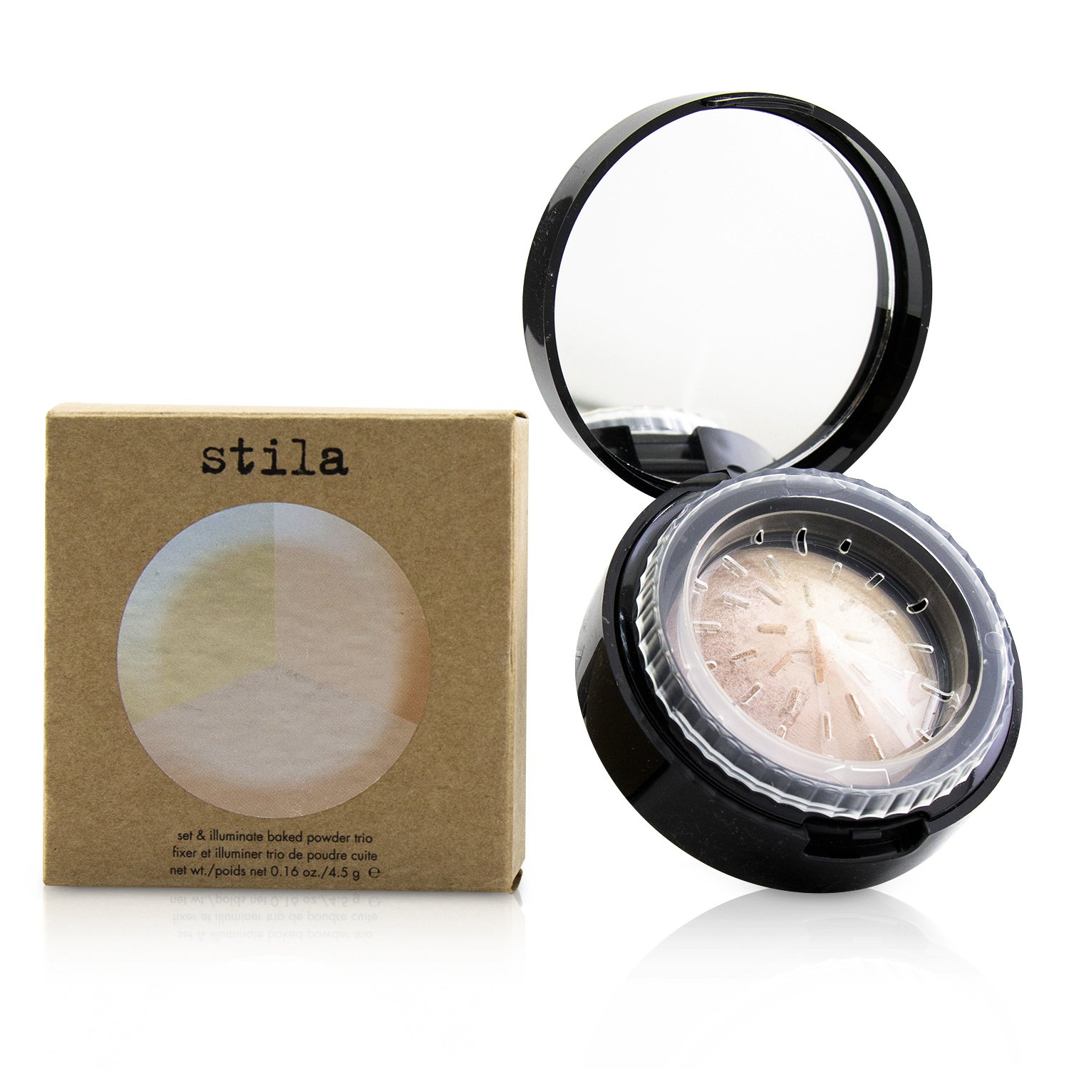 诗狄娜 Stila Set & Illuminate Baked Powder Trio 4.5g/0.16oz