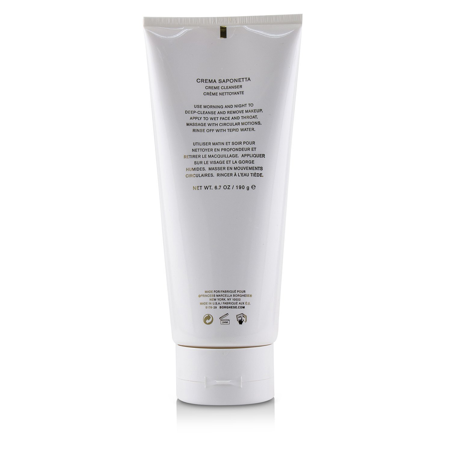 Borghese Crema Saponetta Creme Cleanser קלינסר 190g/6.7oz