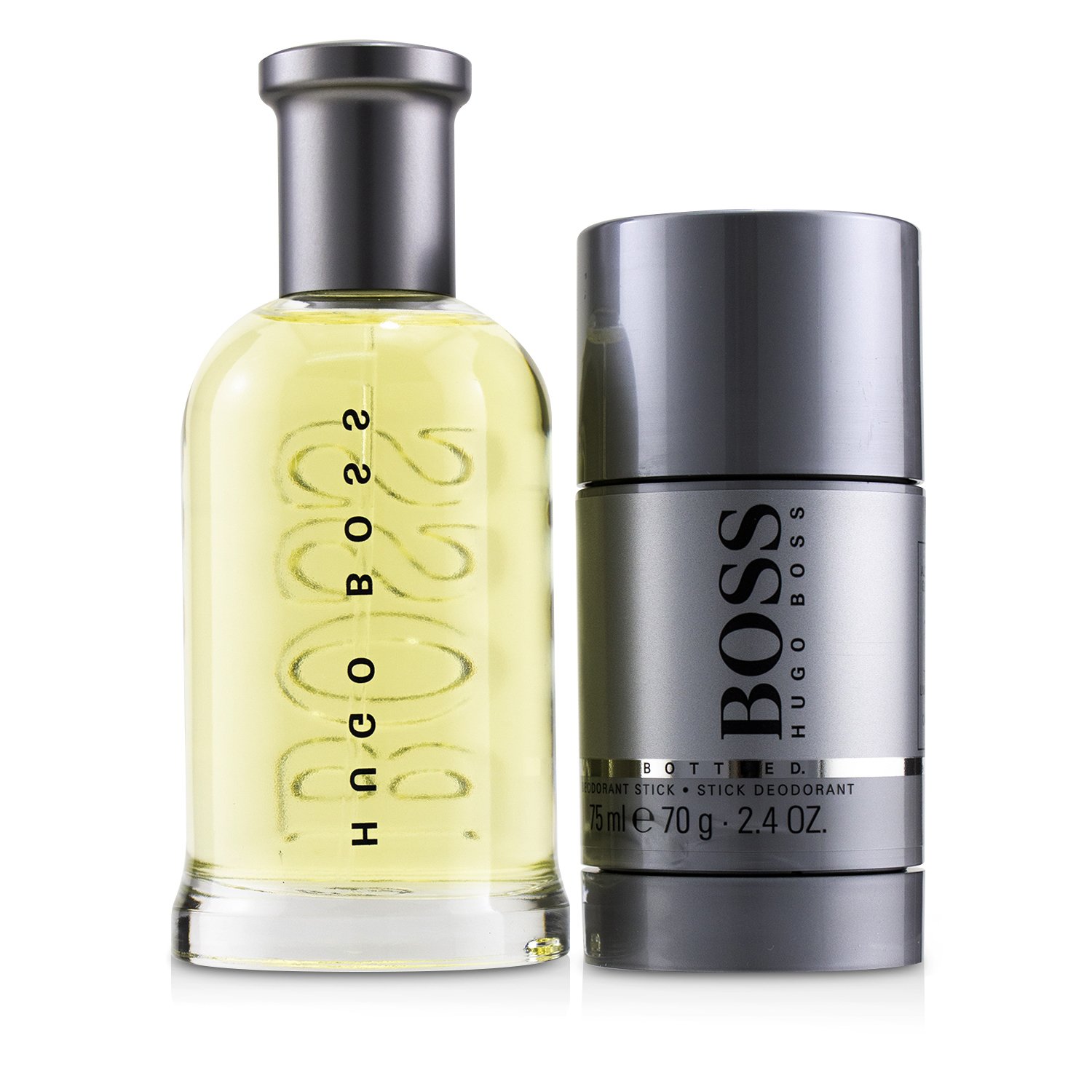 Hugo Boss مجموعة Boss Bottled: ماء تواليت سبراي 100مل/3.3 أوقية + إصبع مزيل تعرق 70 جرام/2.4 أوقية 2pcs