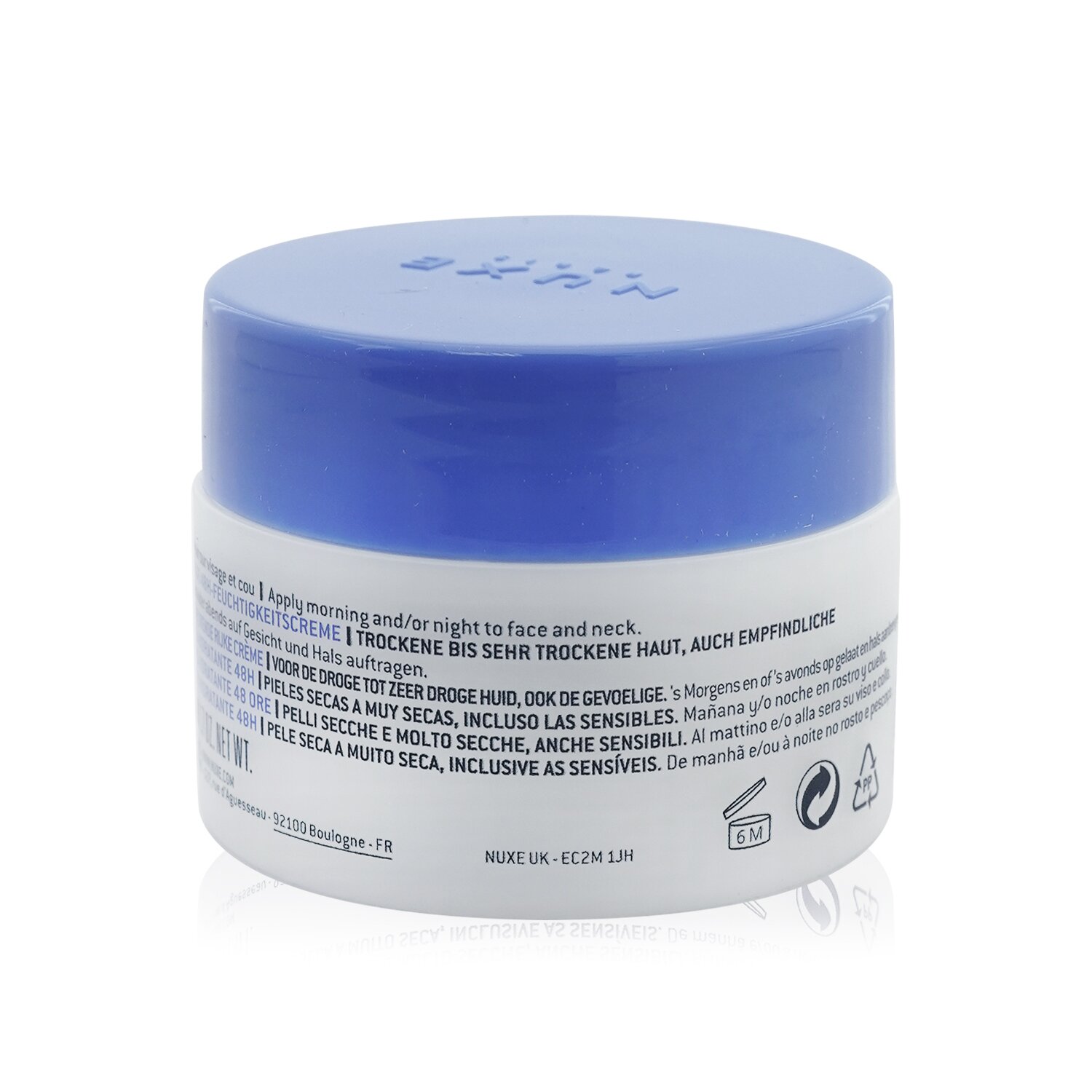 Nuxe Creme Fraiche De Beaute Crema Hidratante Rica por 48HR - Para Piel Seca a Muy Seca, Incluso Sensible 50ml/1.7oz