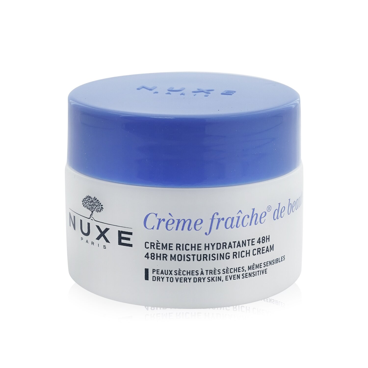 Nuxe Creme Fraiche De Beaute Crema Hidratante Rica por 48HR - Para Piel Seca a Muy Seca, Incluso Sensible 50ml/1.7oz