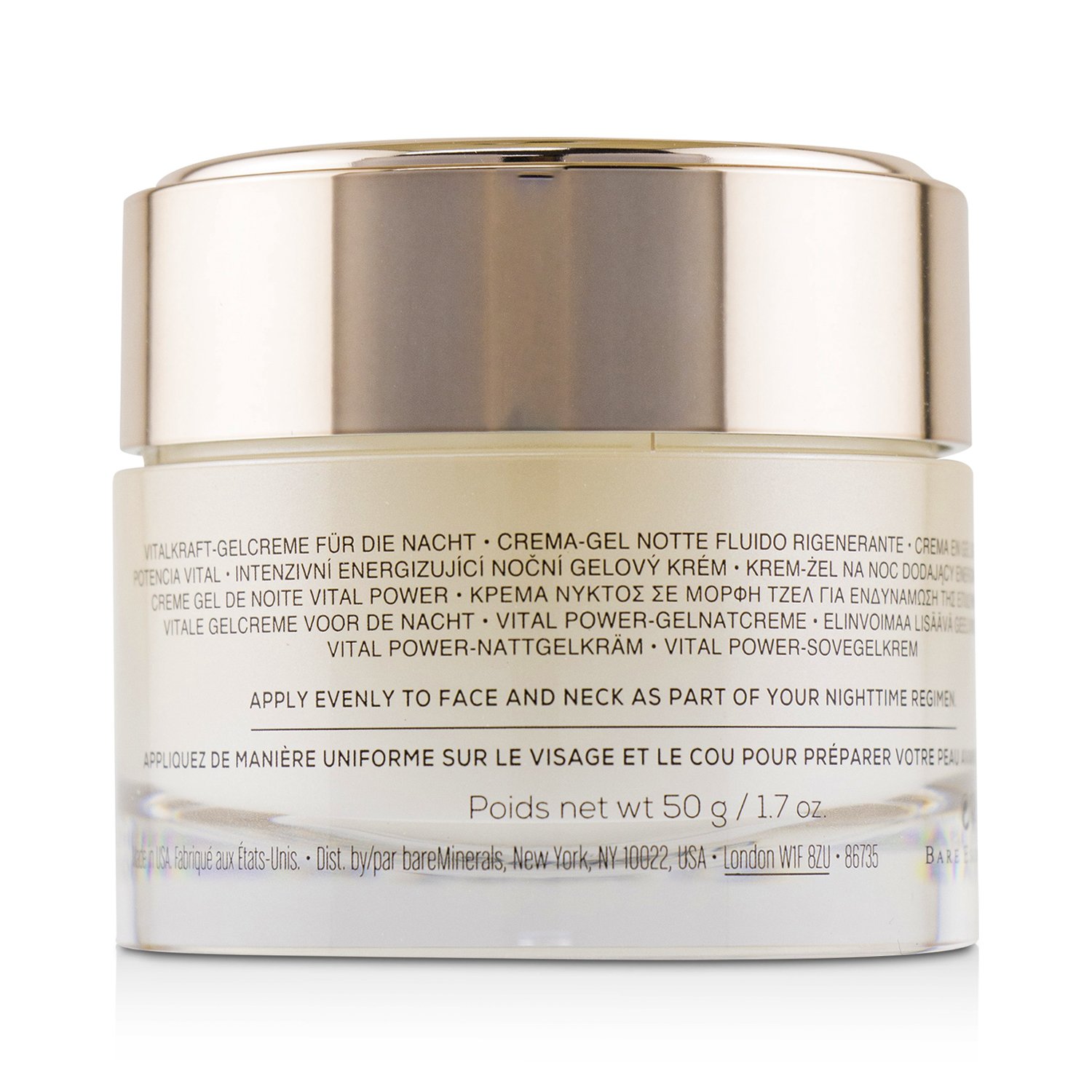 BareMinerals Skinlongevity Vital Power Sleeping Gel Cream 50g/1.7oz