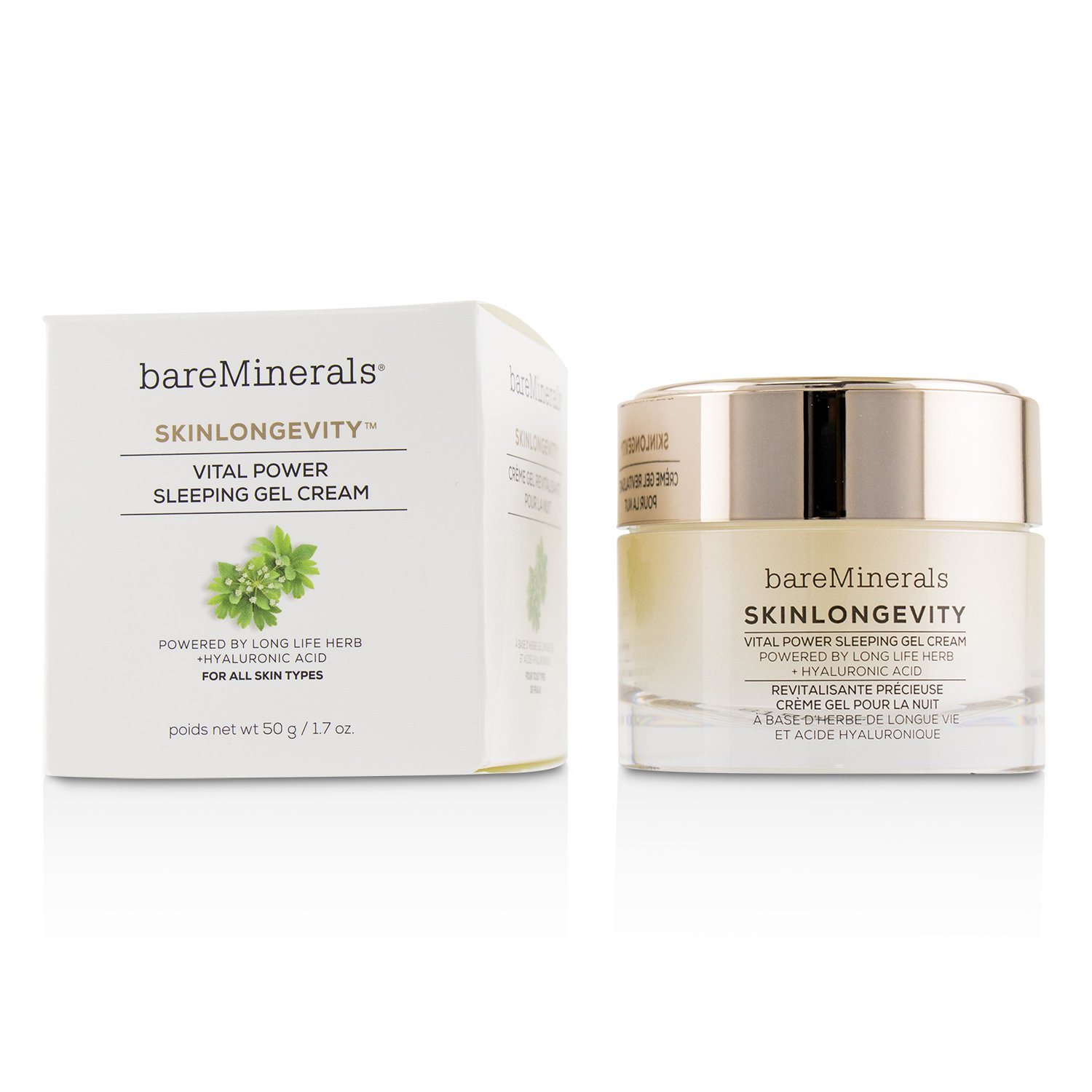 BareMinerals Skinlongevity Vital Power Sleeping Gel Cream 50g/1.7oz