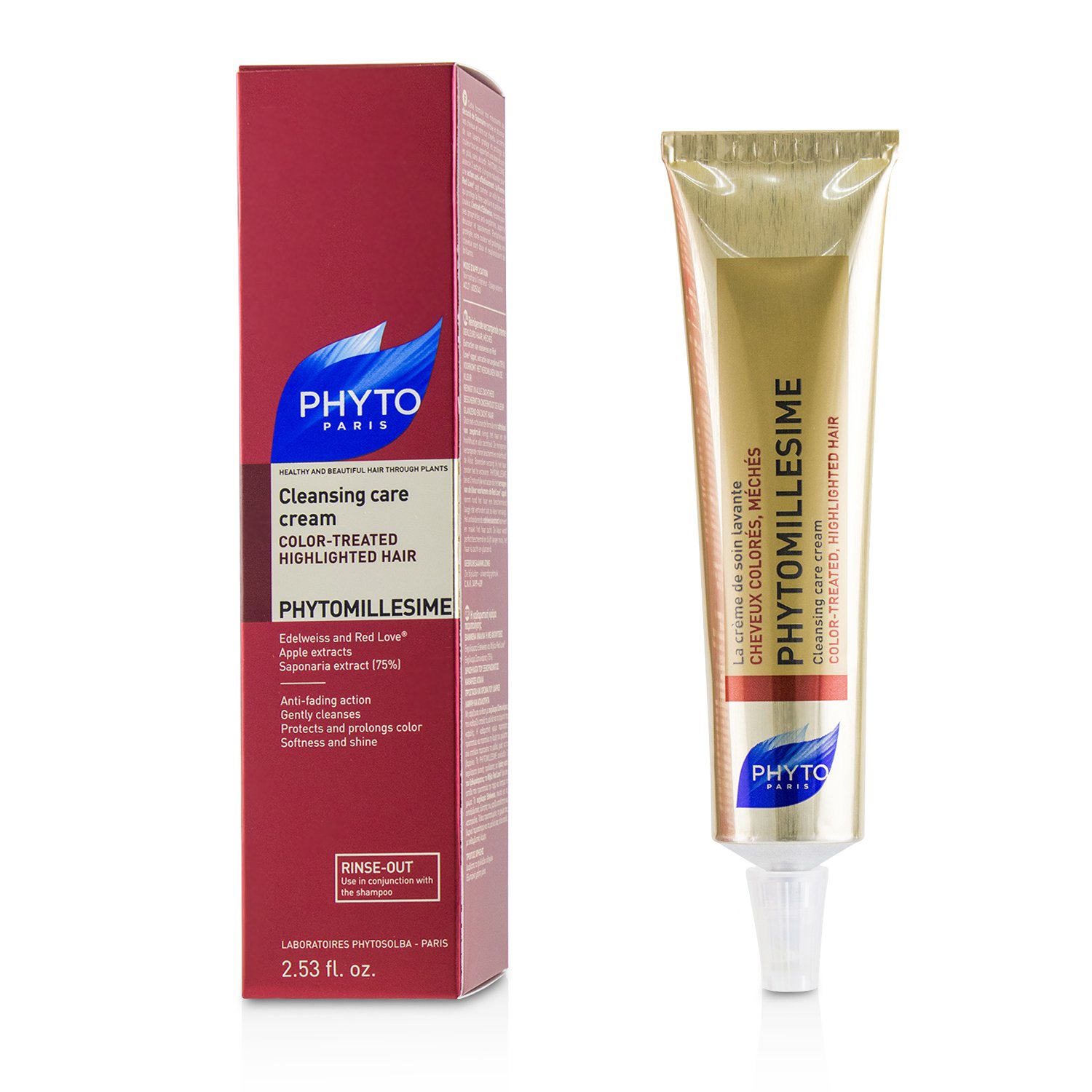 Phyto Krem do mycia włosów Phytomillesime Cleansing Care Cream (Color-Treated, Highlighted Hair) 75ml/2.5oz