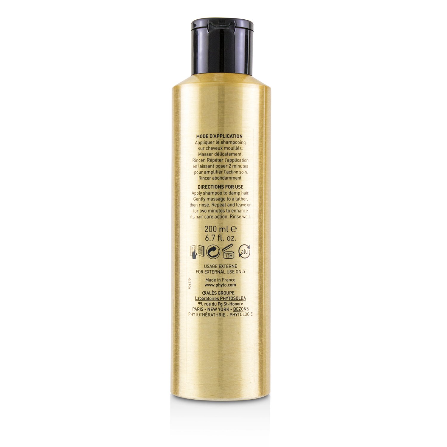 Phyto Phytodensia Plumping Shampoo (Thinning, Devitalized Hair) 200ml/6.7oz