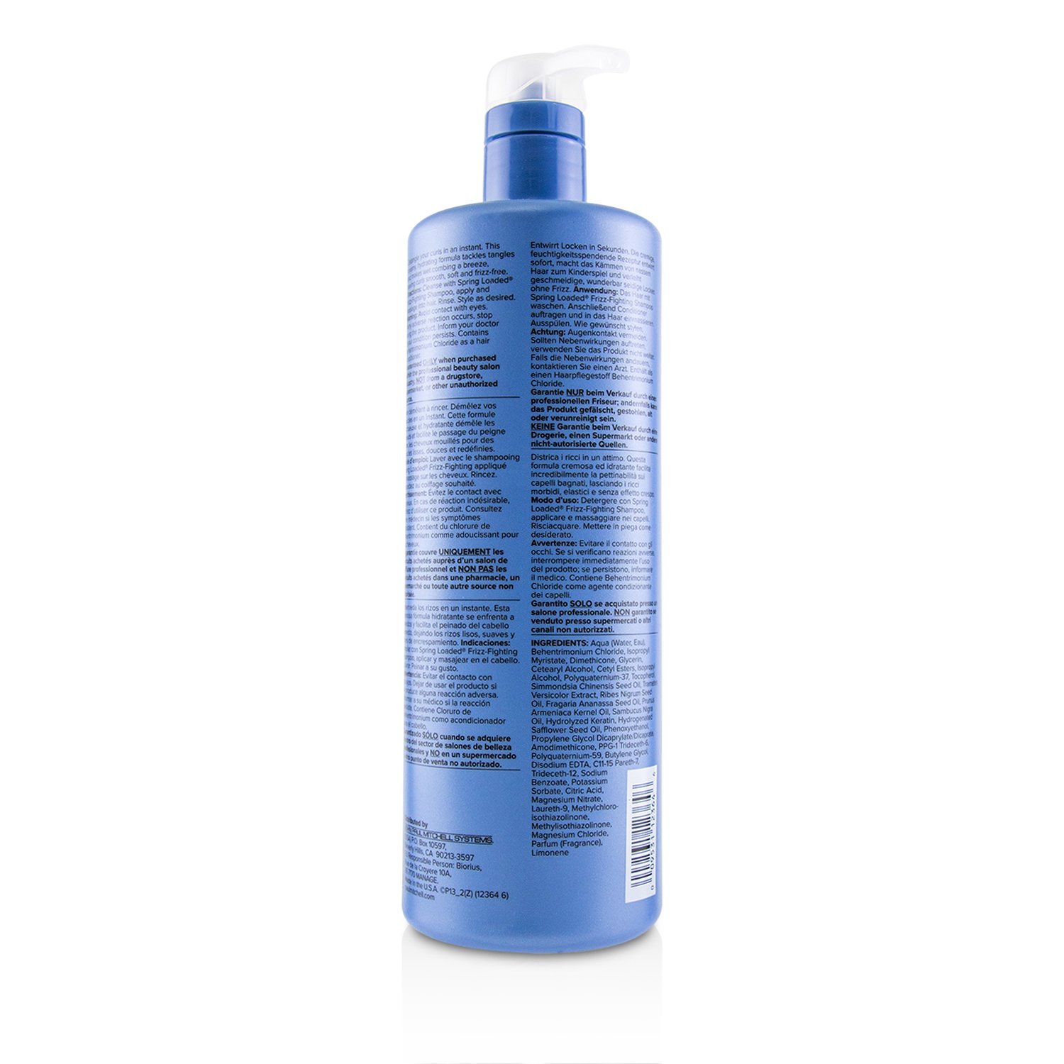 Paul Mitchell Spring Loaded Acondicionador Peleador de Frizz (Desenreda Rizos, Controla el Frizz) 710ml/24oz