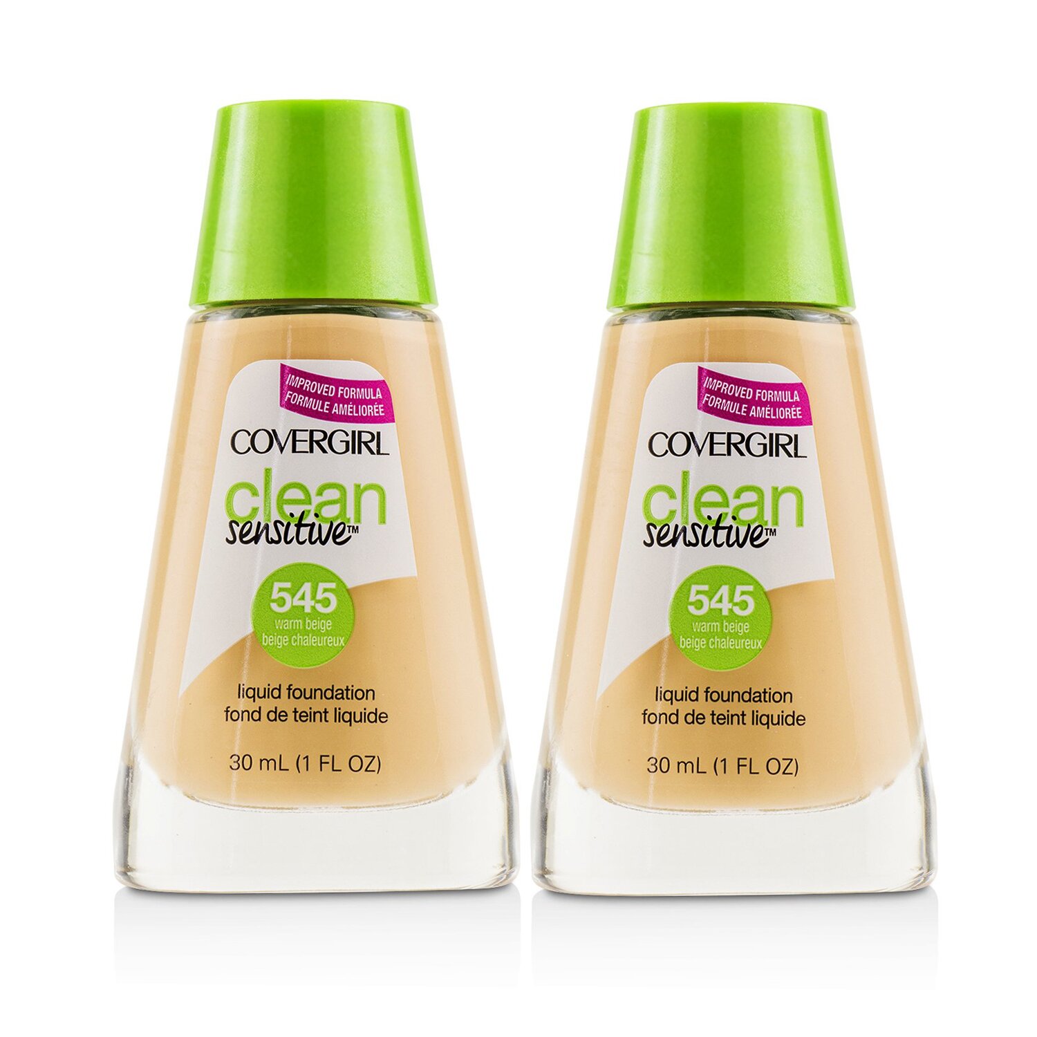 Covergirl Clean Sensitive Liquid Foundation Duo Pack 2x30ml/1oz